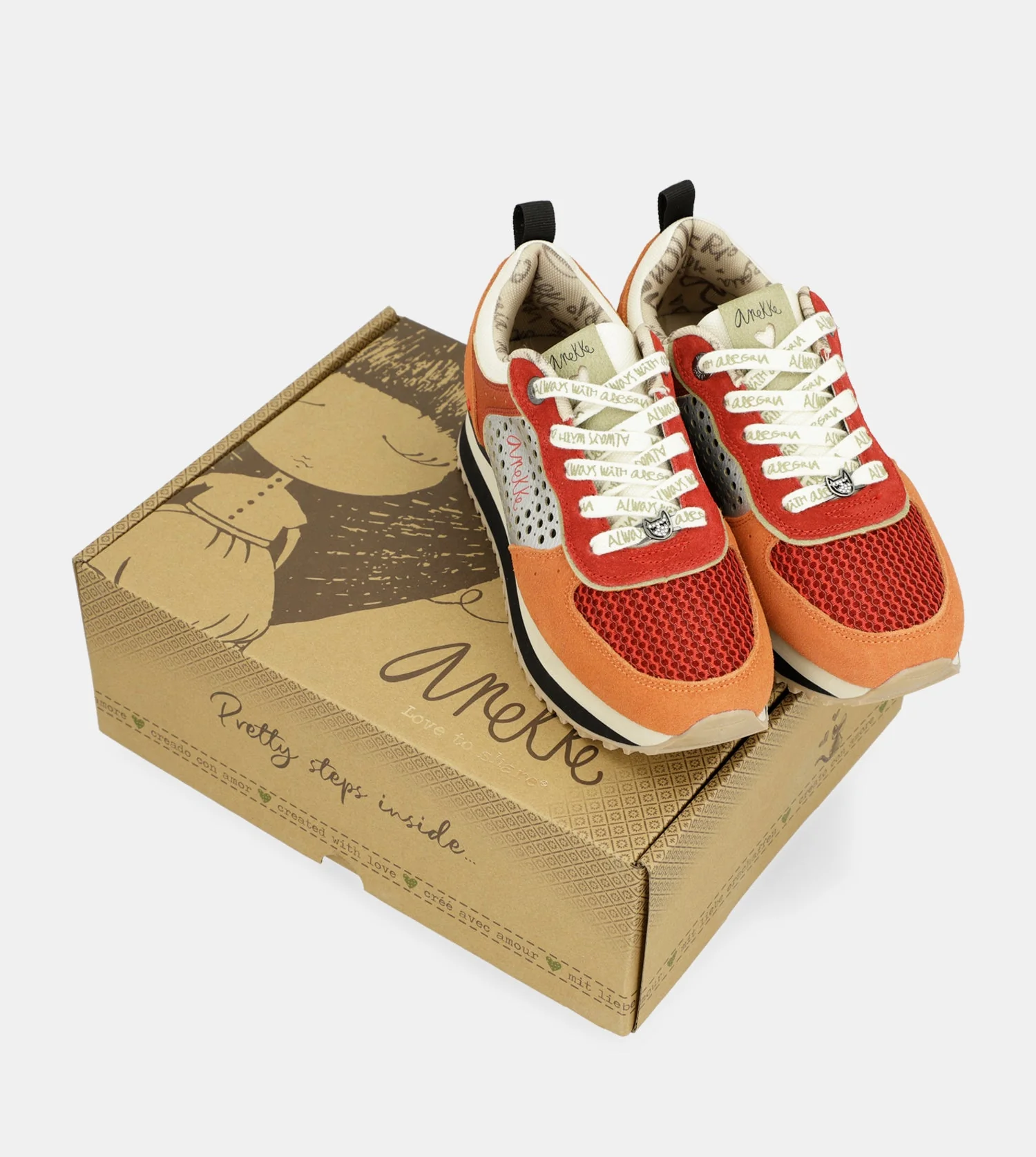 Rote Plattform-Sneakers - Image 6