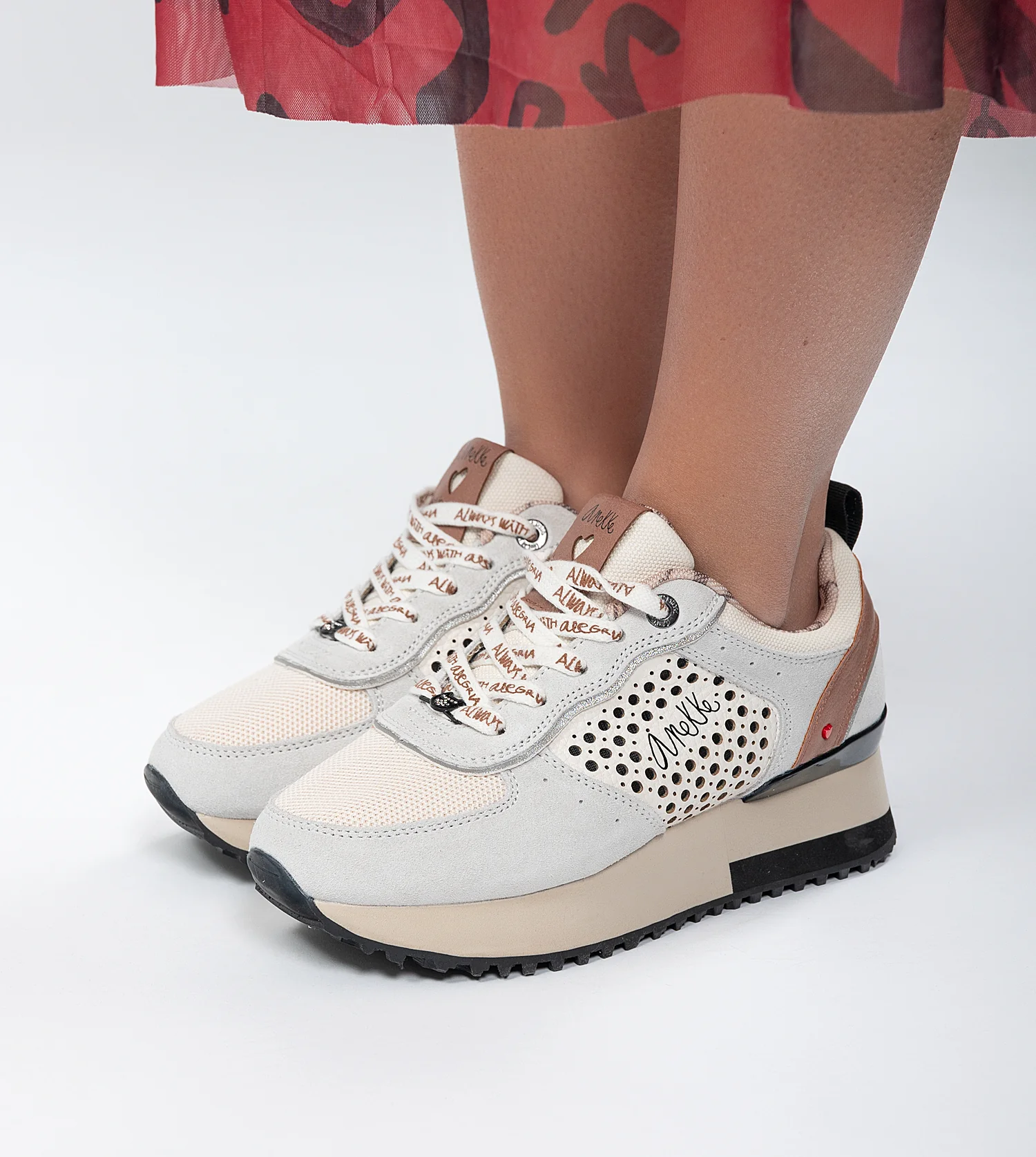 Graue Plattform-Sneakers - Image 2