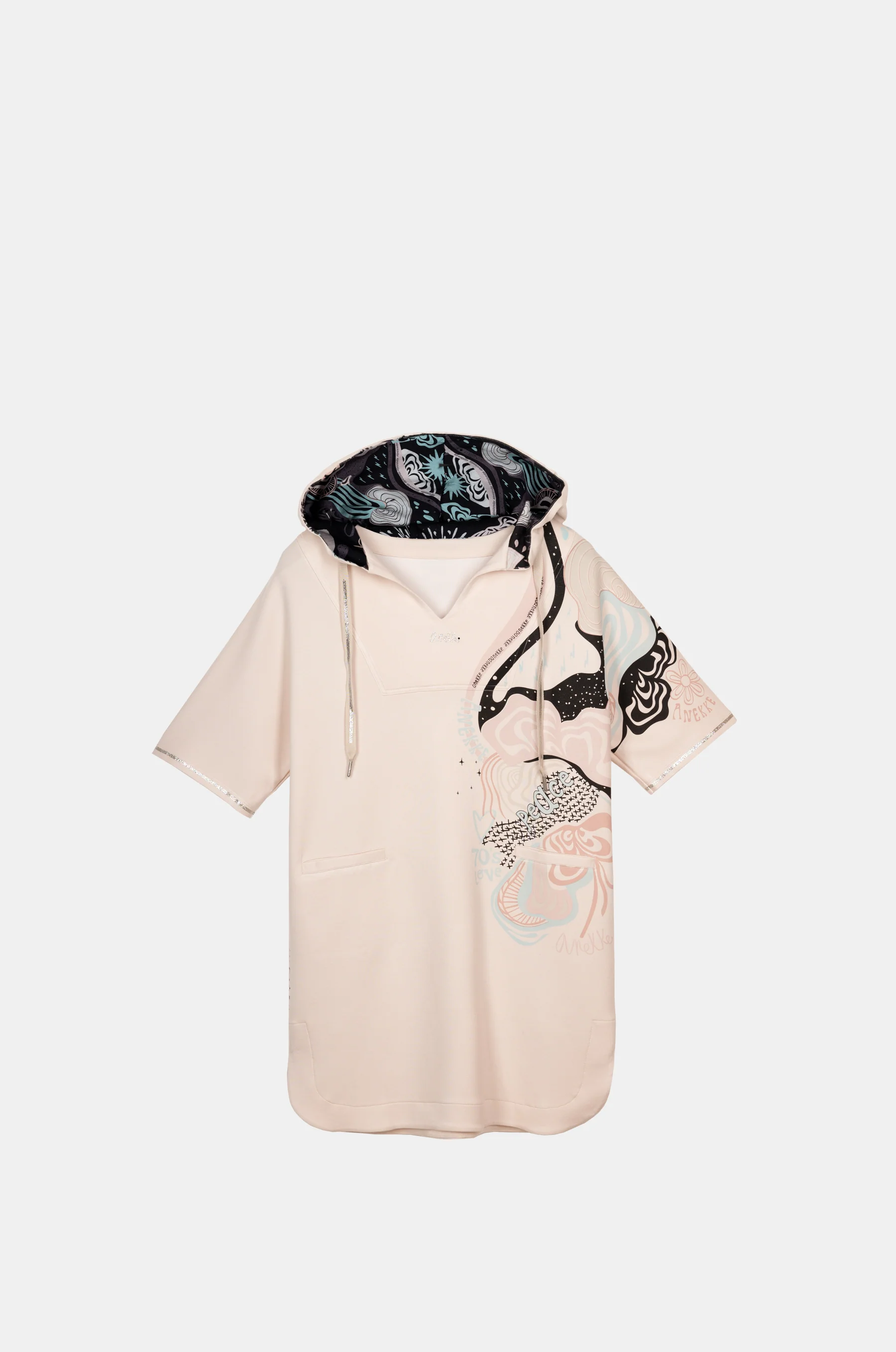 Psychodelisches Sweatshirtkleid