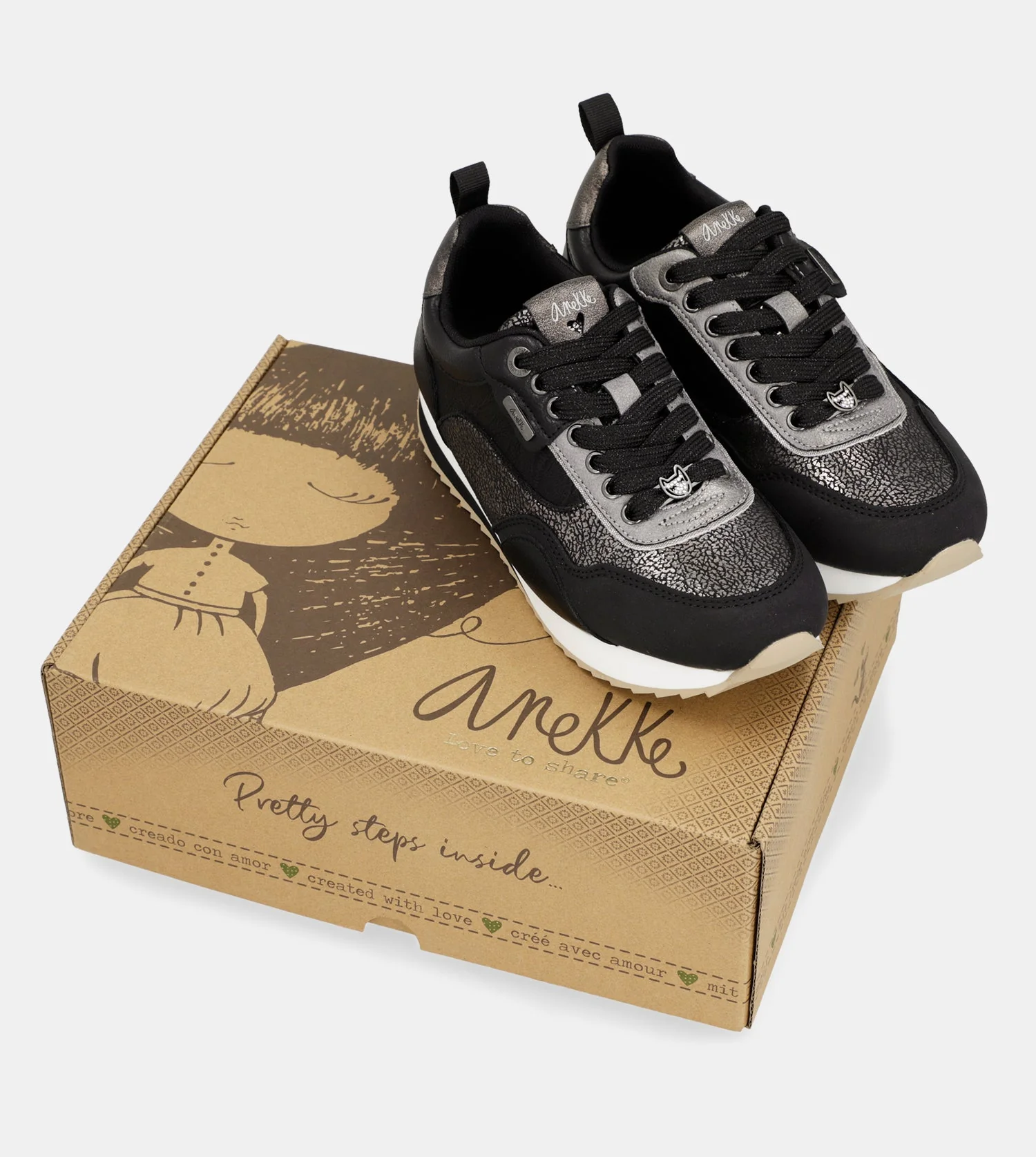Schwarze Sneaker „Travel“ - Image 2