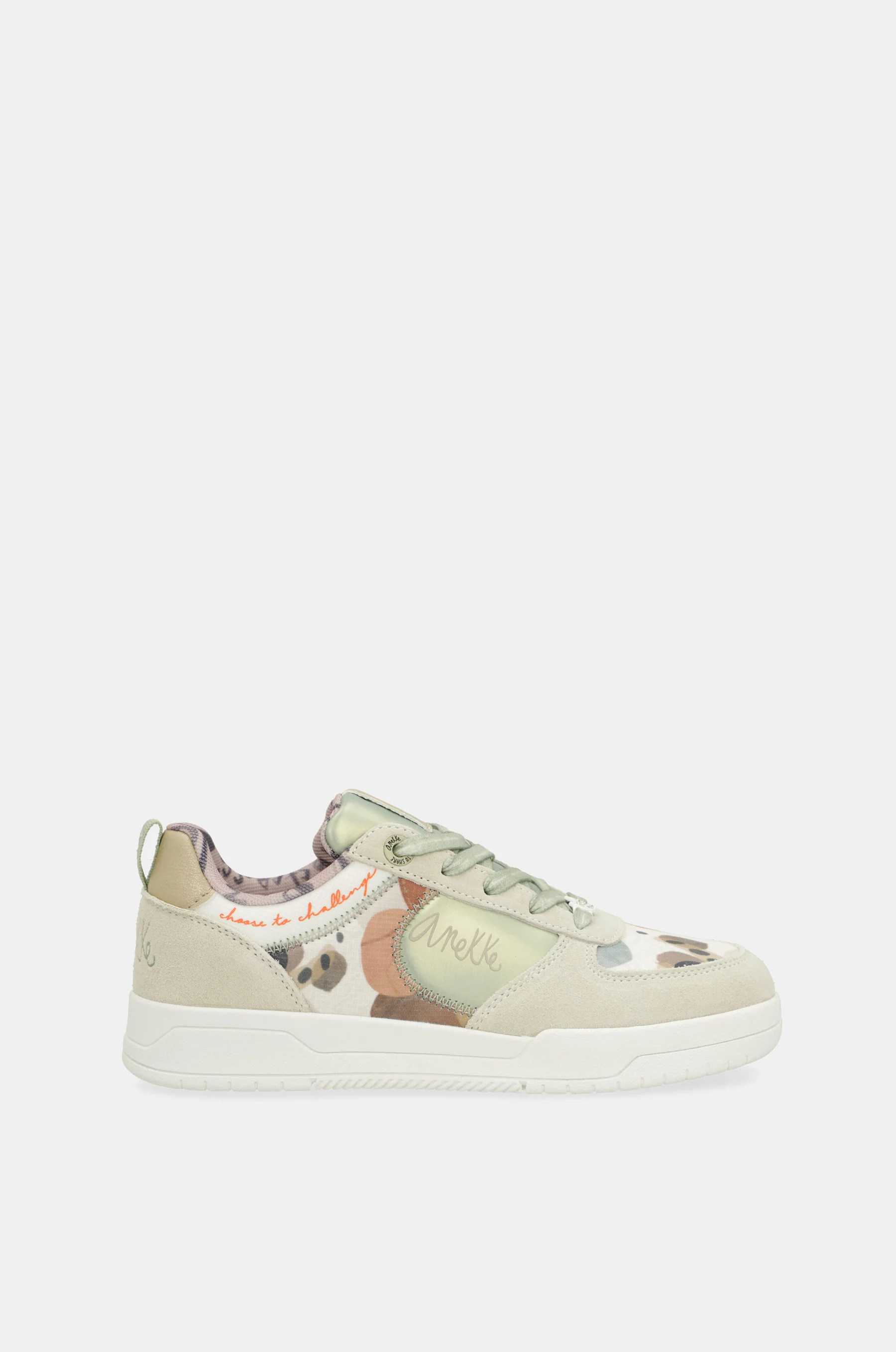 Grüne Retro-Sneakers