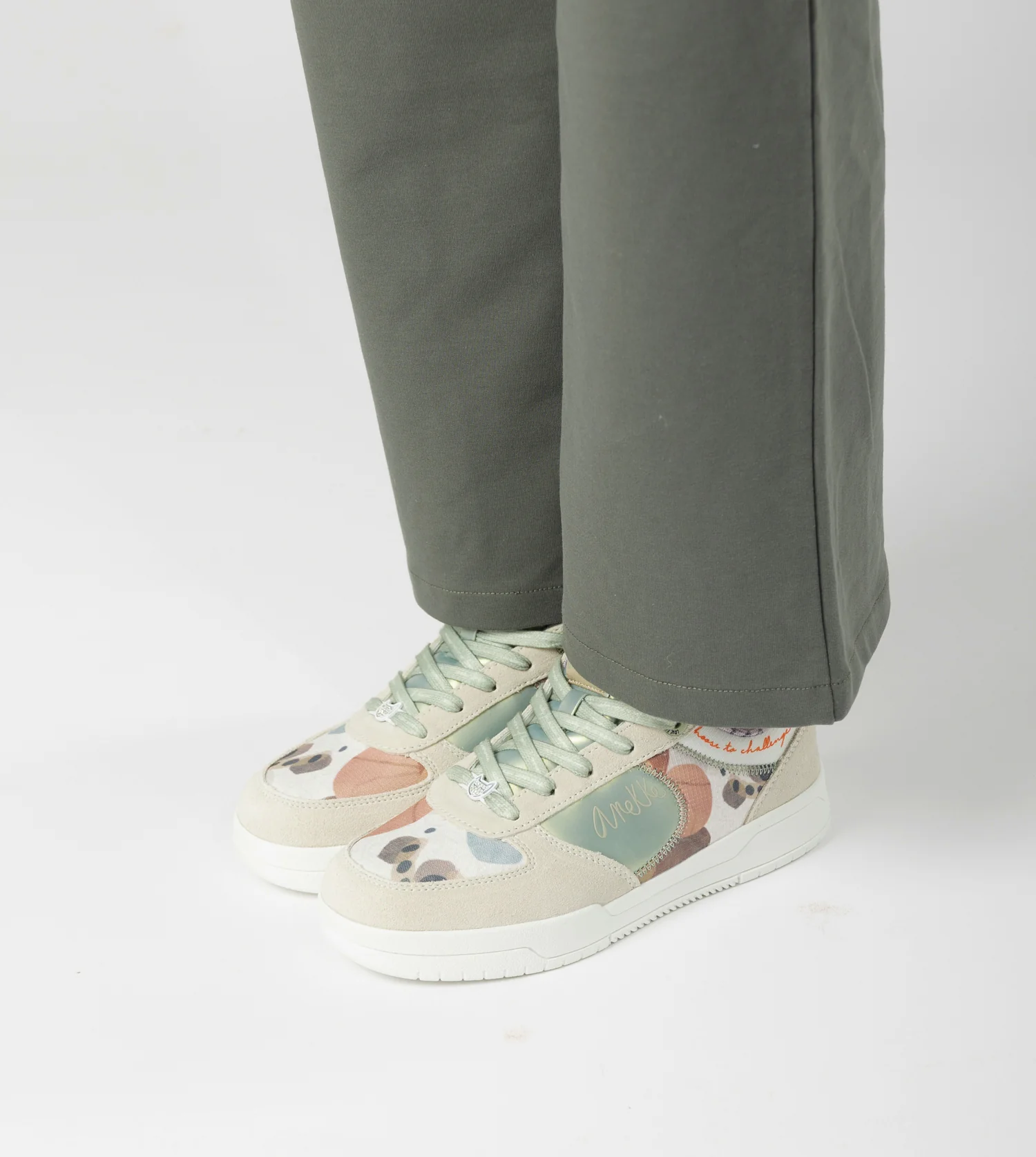 Grüne Retro-Sneakers - Image 2