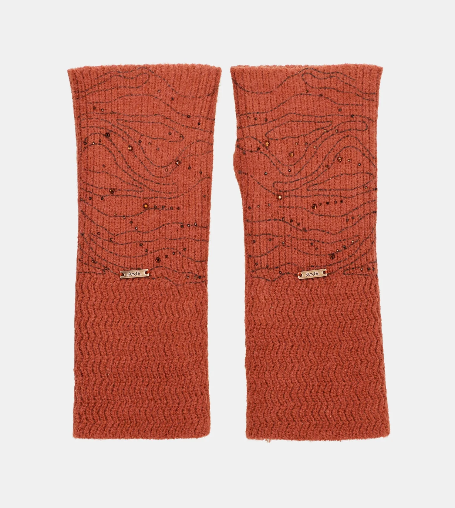 Rote Strickhandschuhe - Image 5