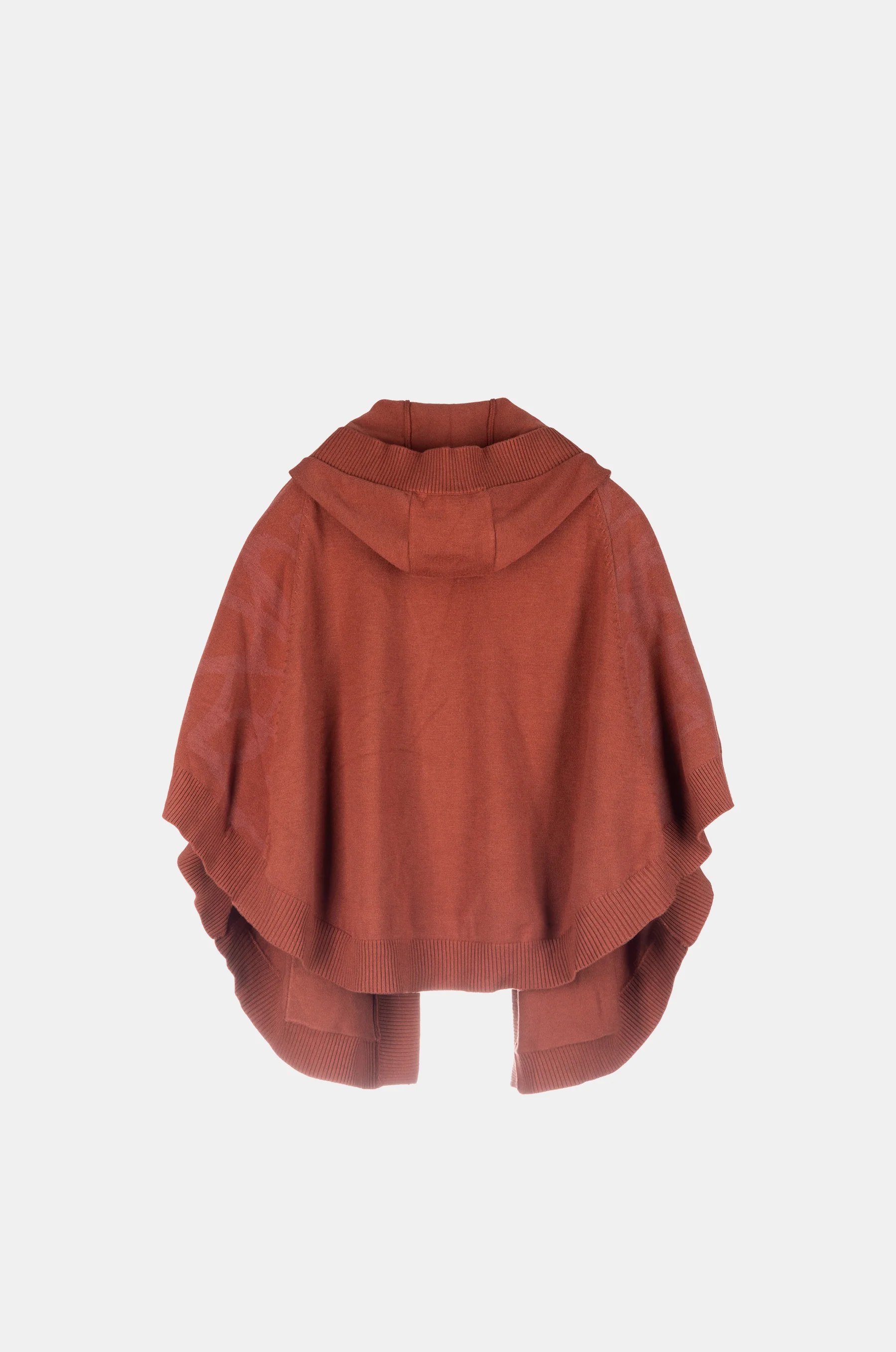 Rote Jacke im Poncho-Stil - Image 2