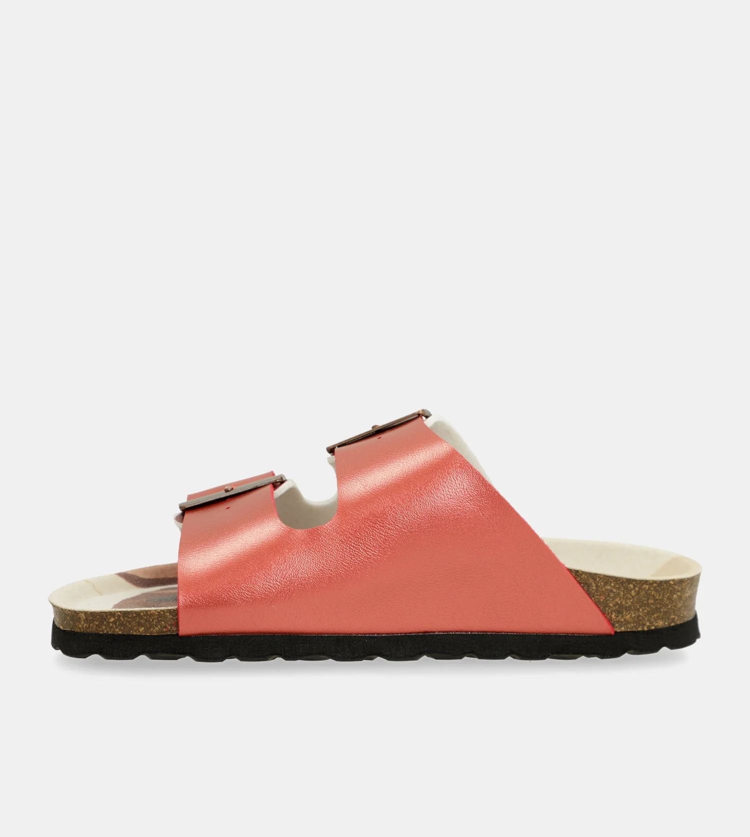 Rote mehrfarbige Bio-Sandalen - Image 4
