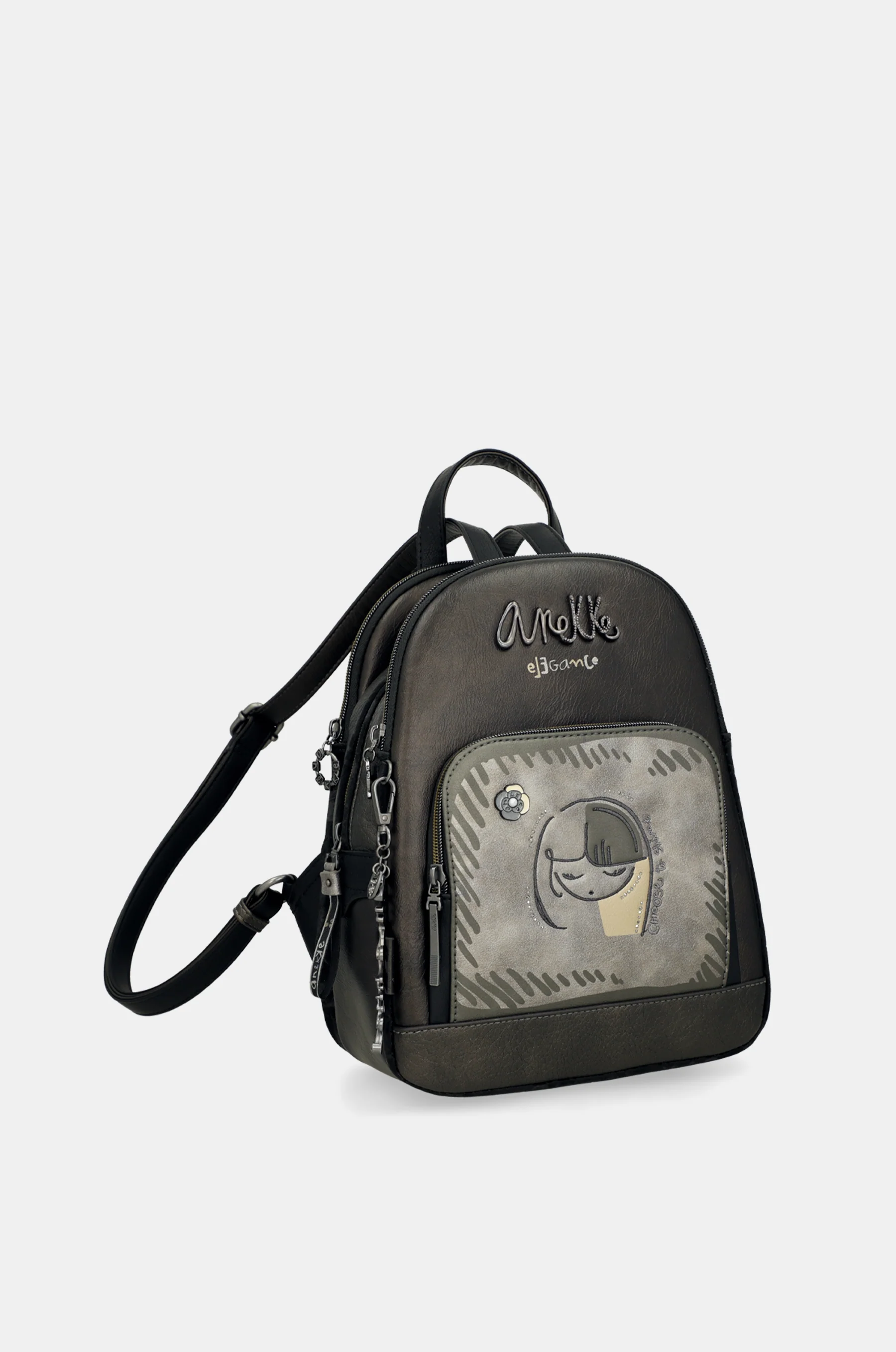 Rucksack mit 3 Fächern Nature Koko - Image 7
