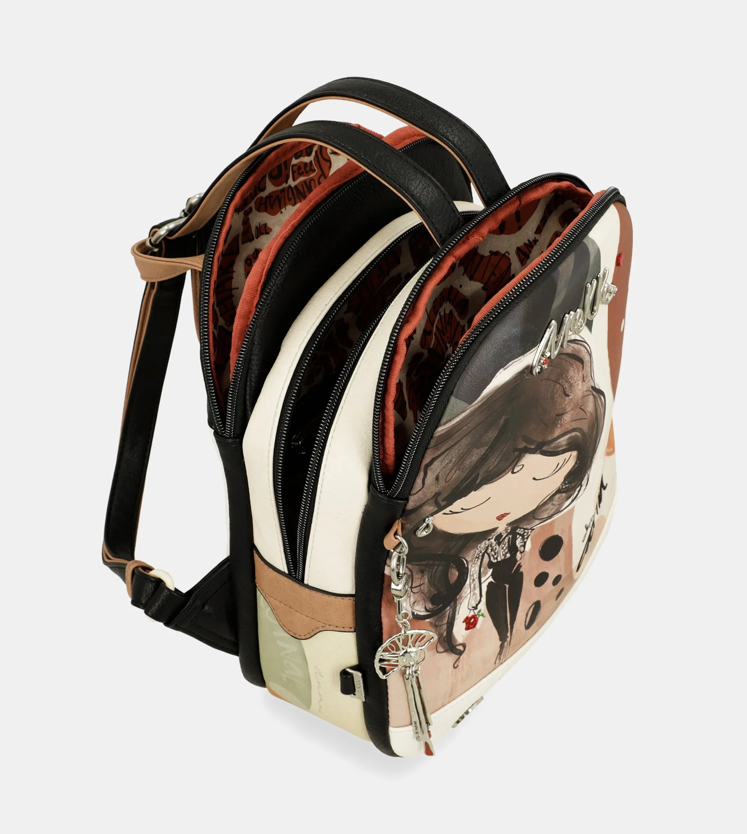 Rucksack Alma mit drei Fächern - Image 6