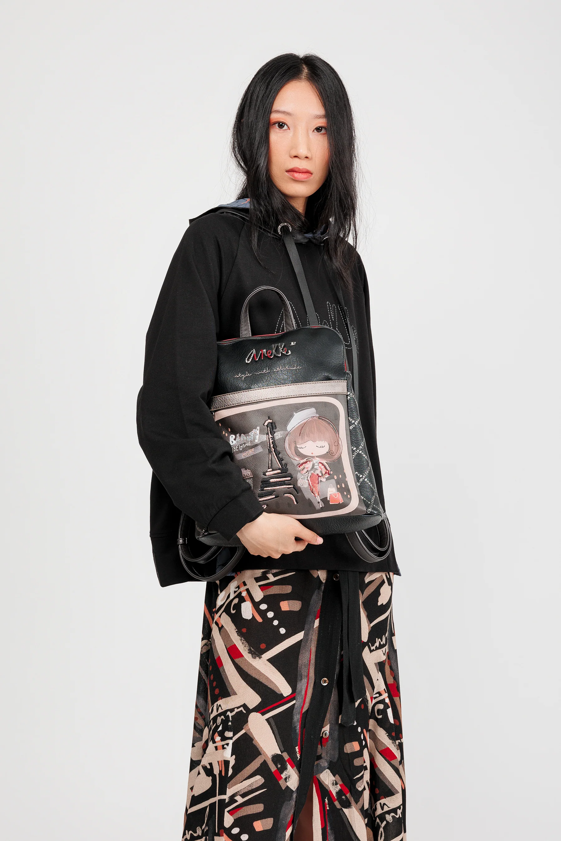 Rucksack mit Dreifachfach Mademoiselle