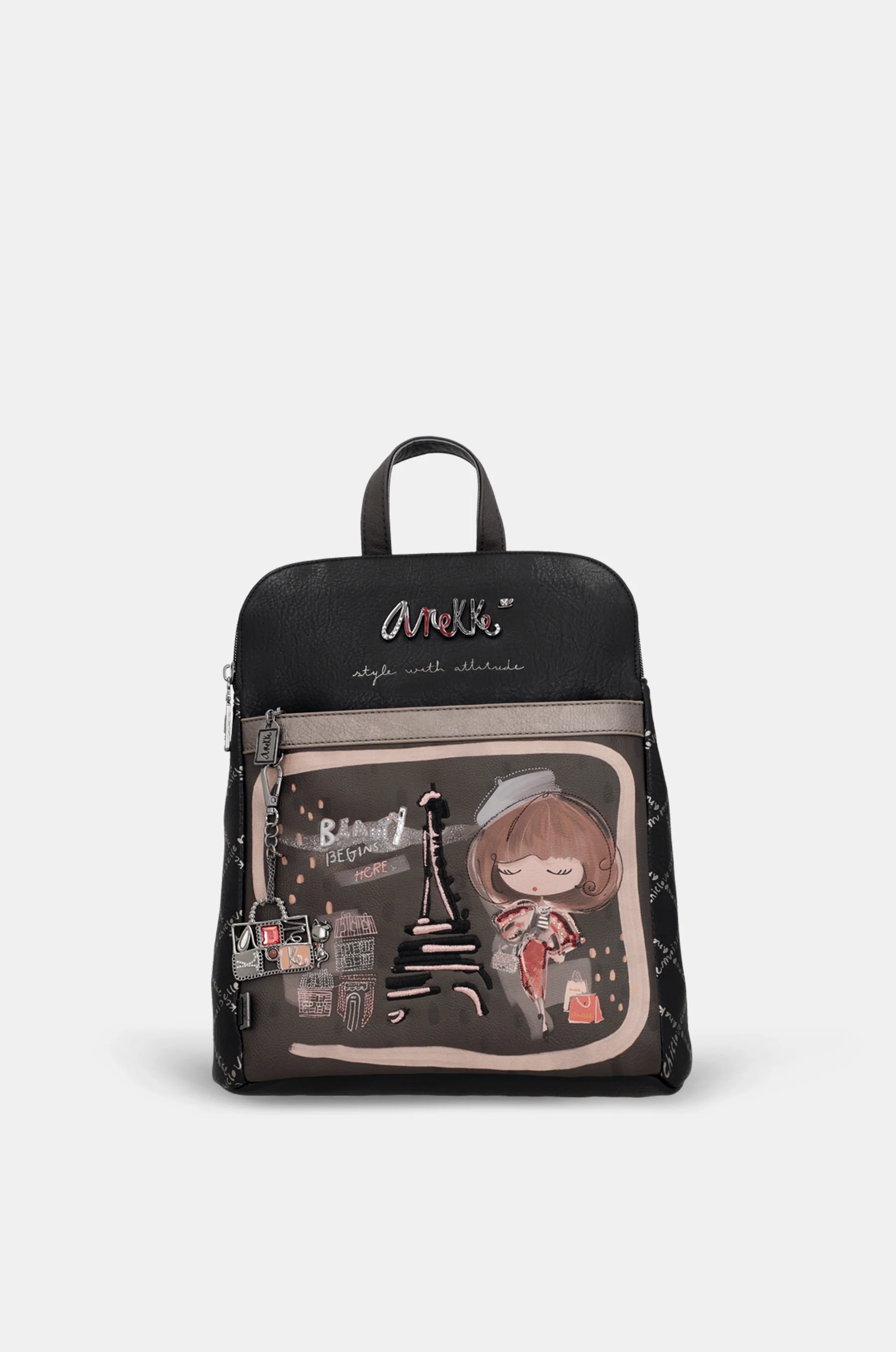 Rucksack mit Dreifachfach Mademoiselle - Image 2