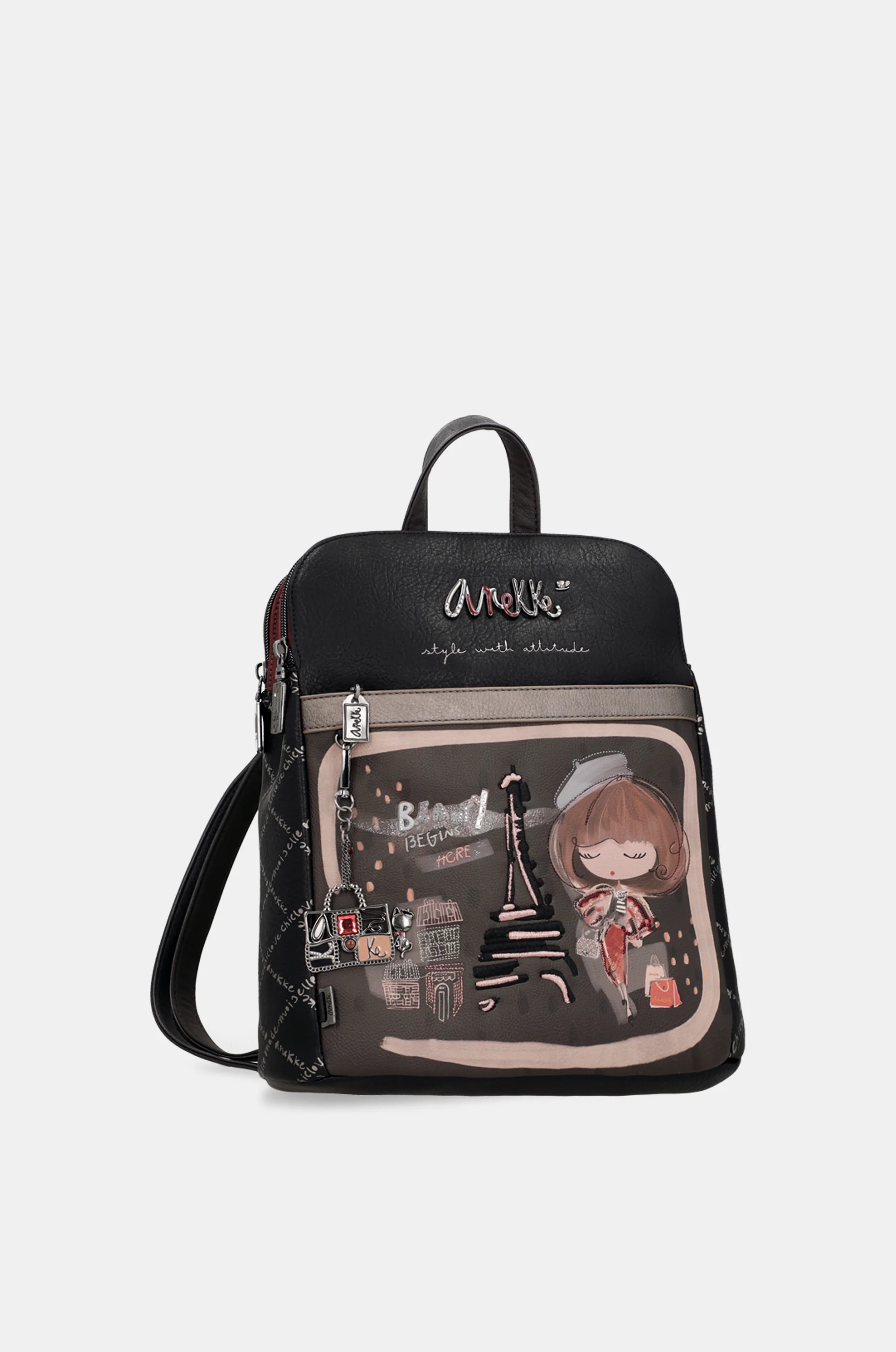 Rucksack mit Dreifachfach Mademoiselle - Image 6