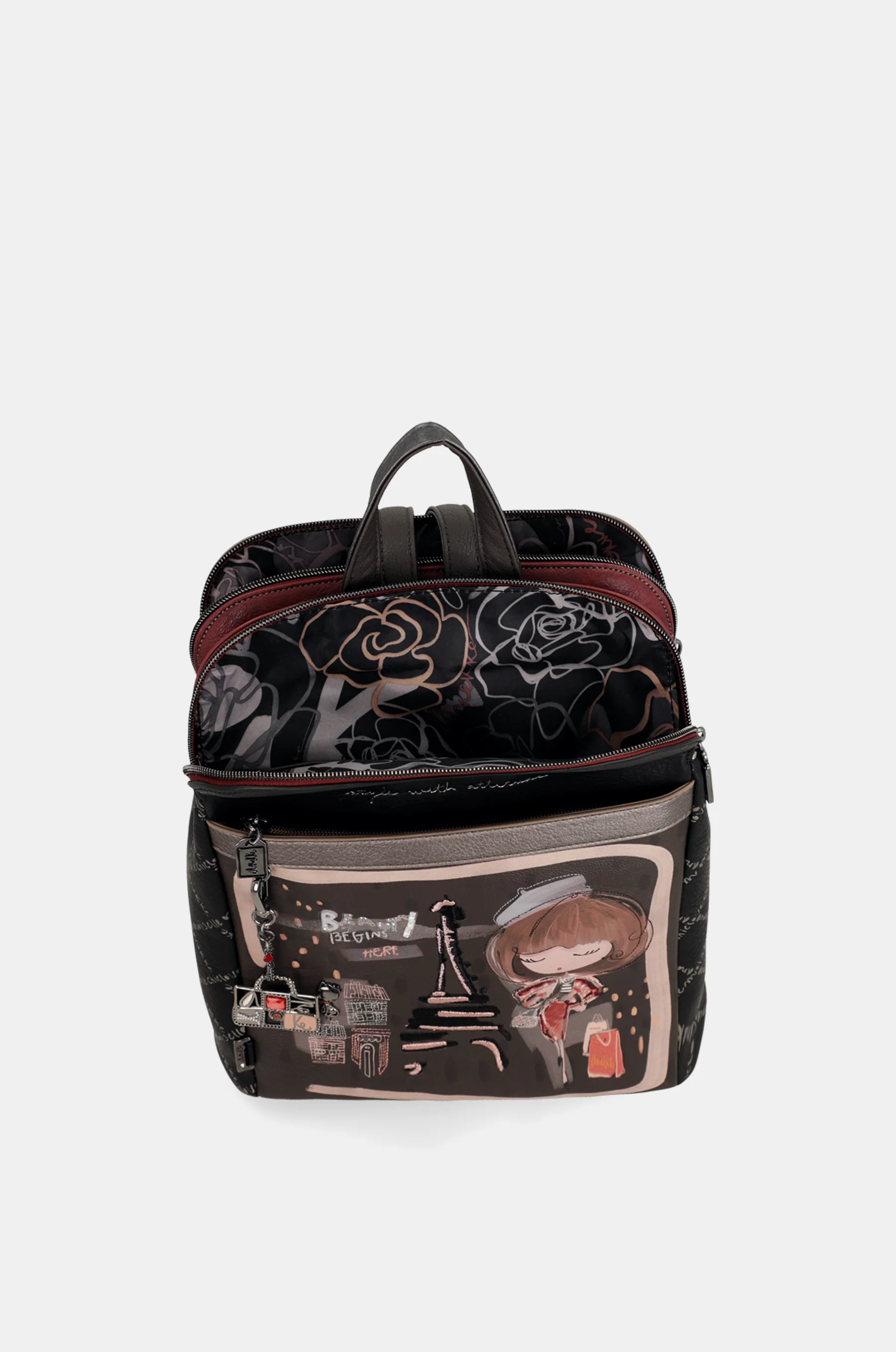 Rucksack mit Dreifachfach Mademoiselle - Image 8