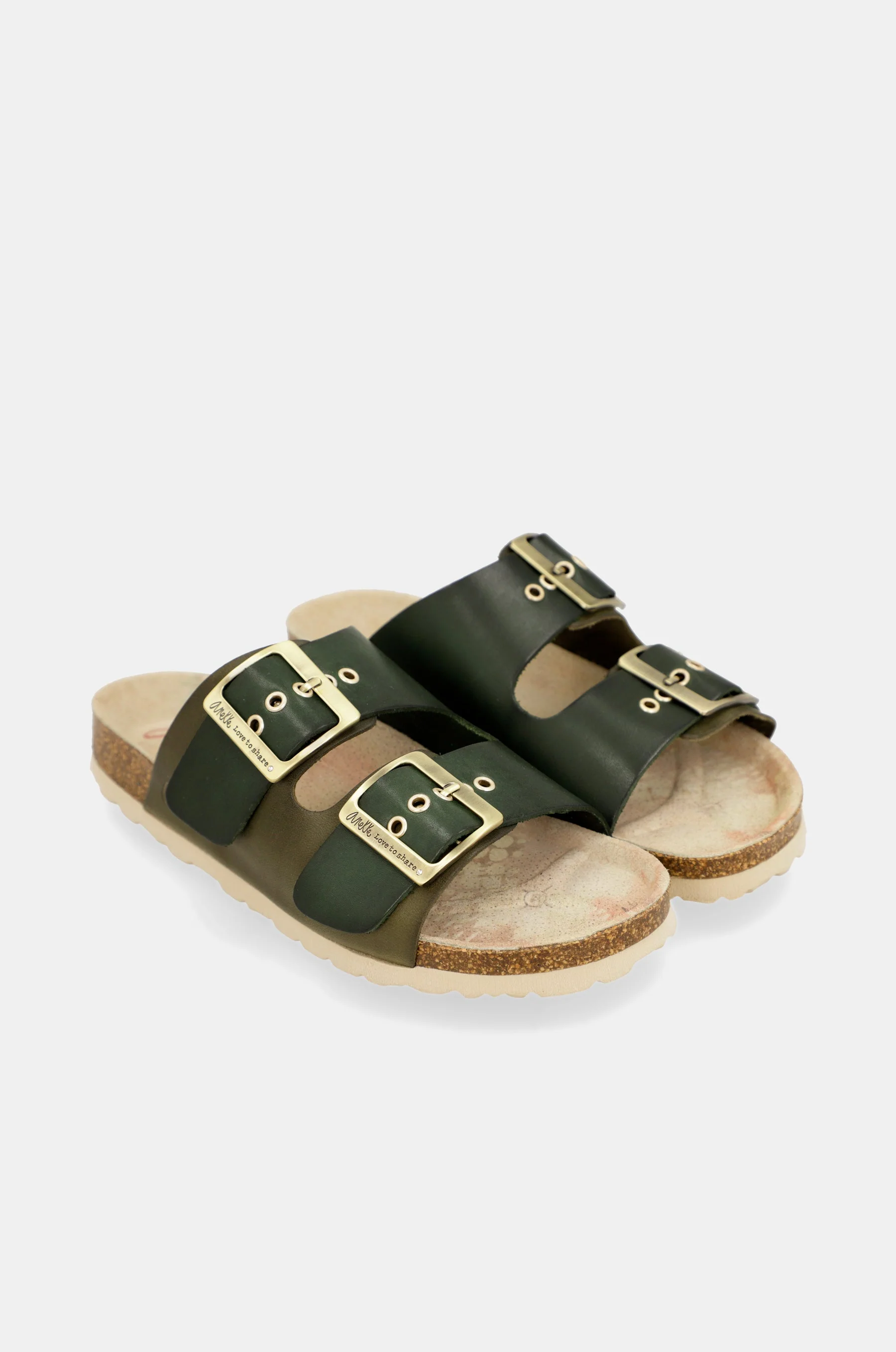 Sandalias bio de mujer verdes Amazonia - Image 3