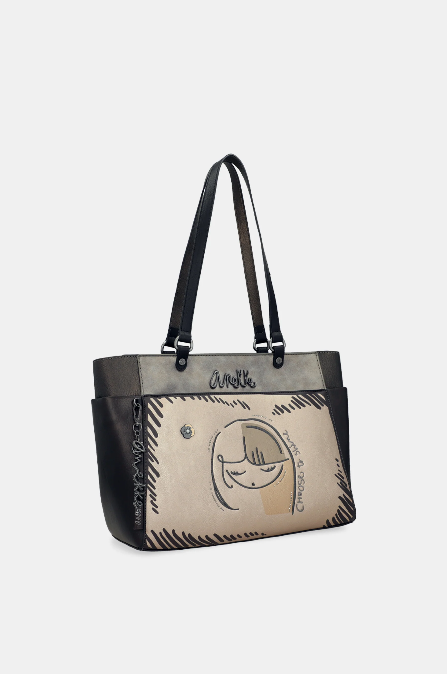 Schultertasche Nature Koko groß - Image 7