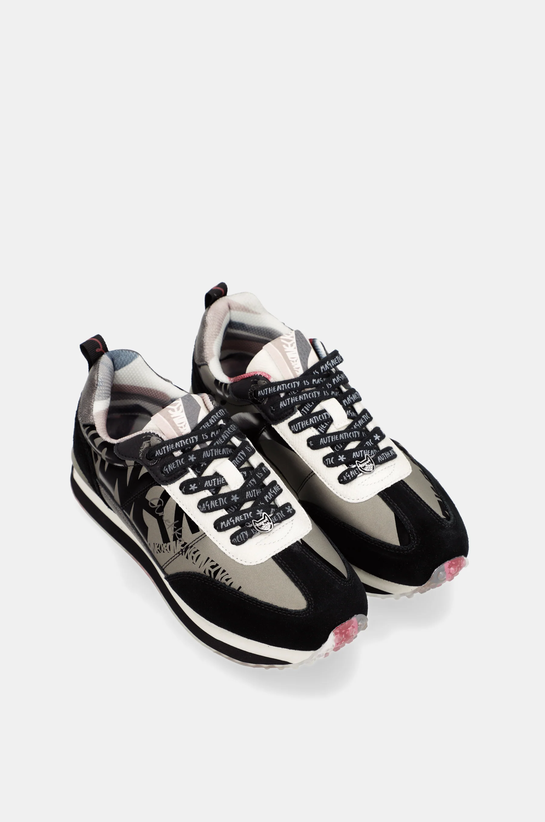 Schwarz-bleigraue Sneaker - Image 3