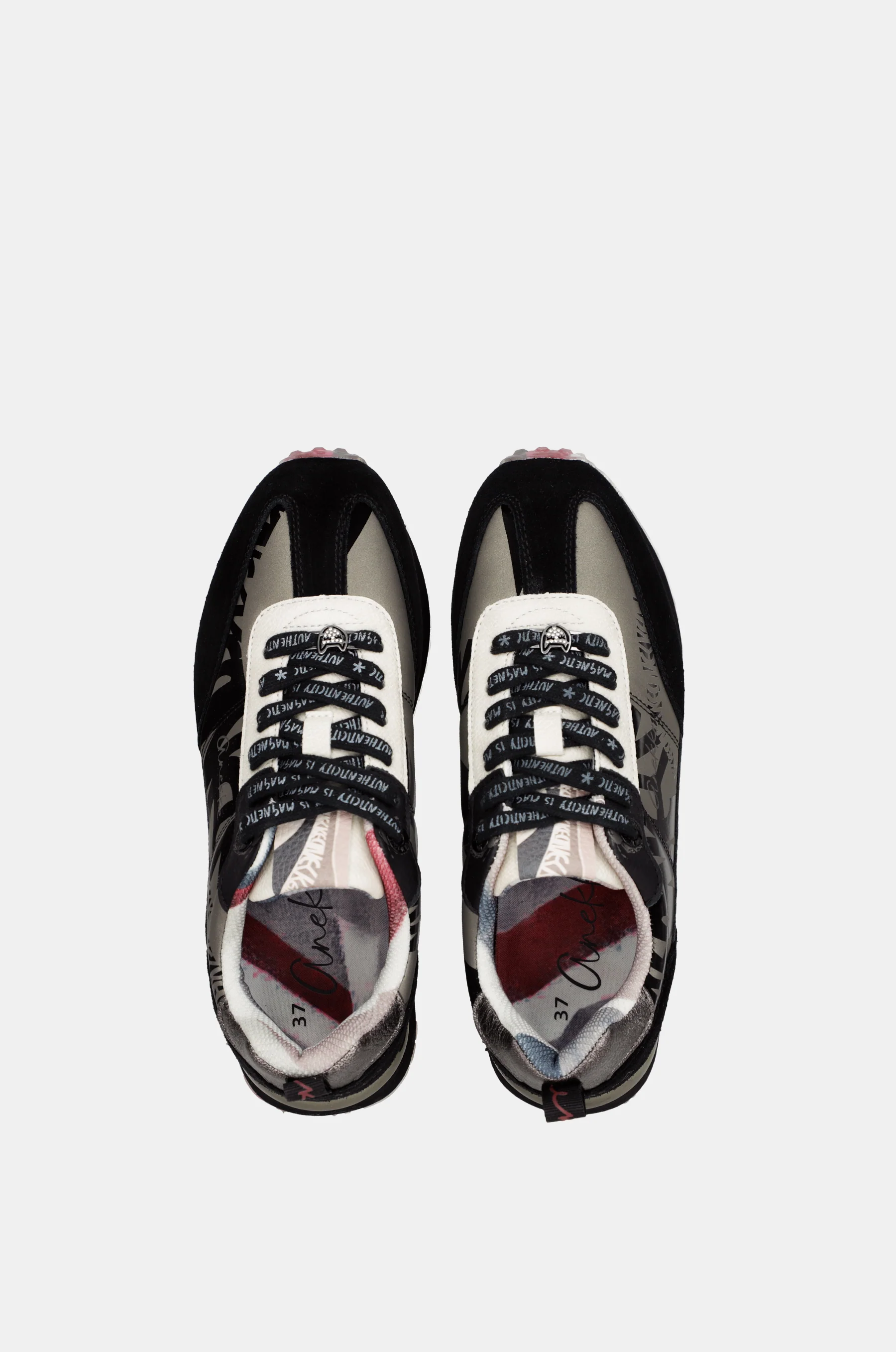 Schwarz-bleigraue Sneaker - Image 9