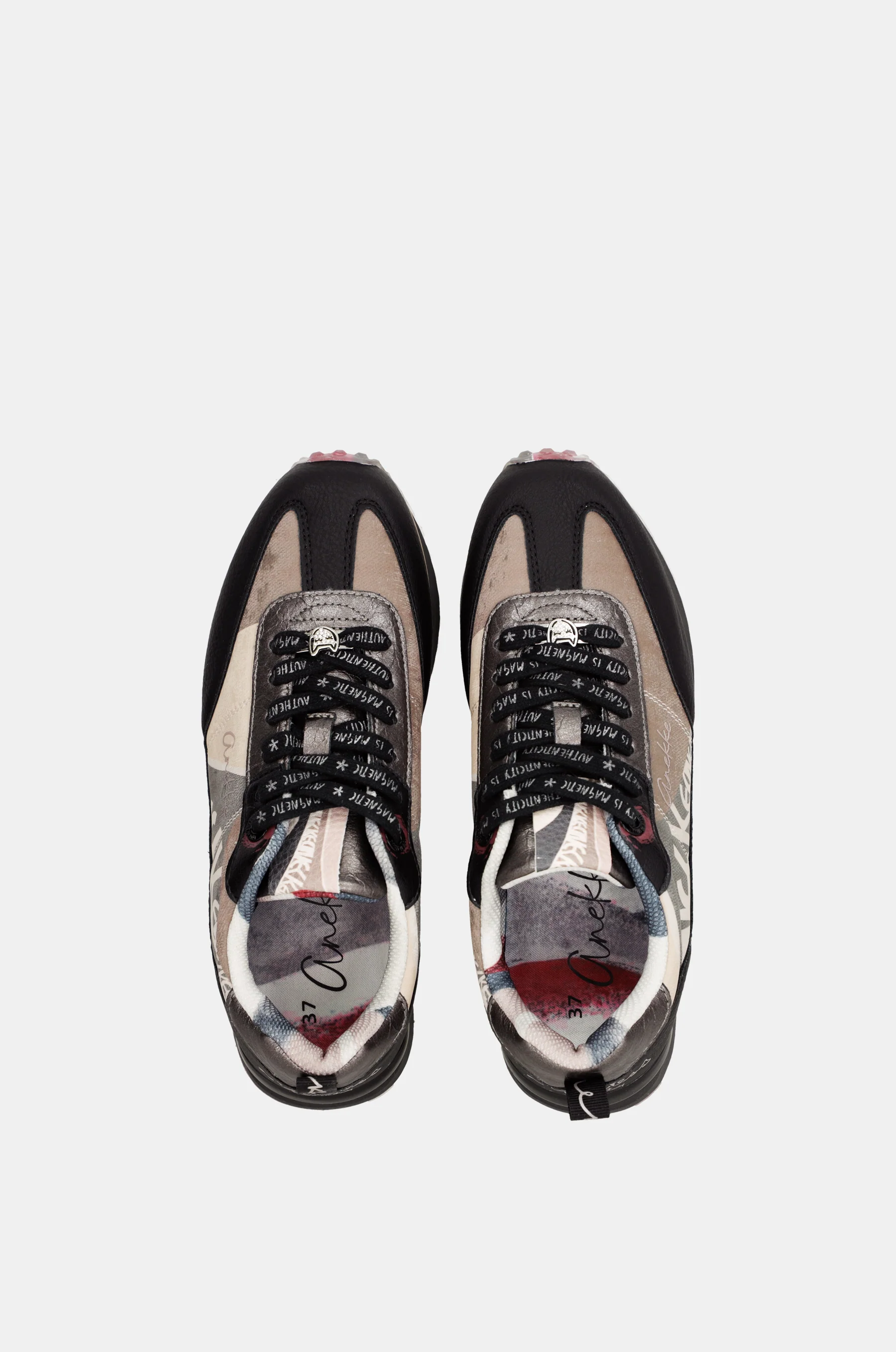 Schwarz-pinke Sneaker - Image 8