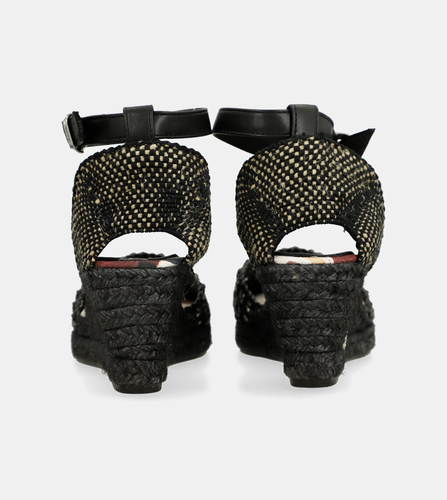 Schwarze Keilsandalen Alma - Image 6