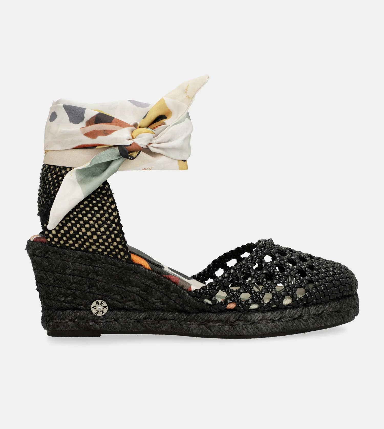 Schwarze Keilsandalen Alma - Image 7