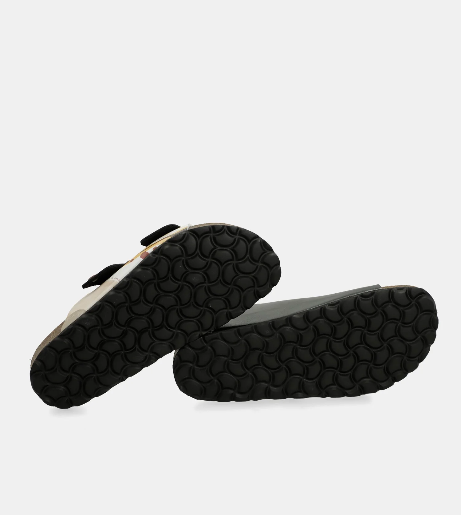 Schwarze mehrfarbige Bio-Sandalen - Image 6