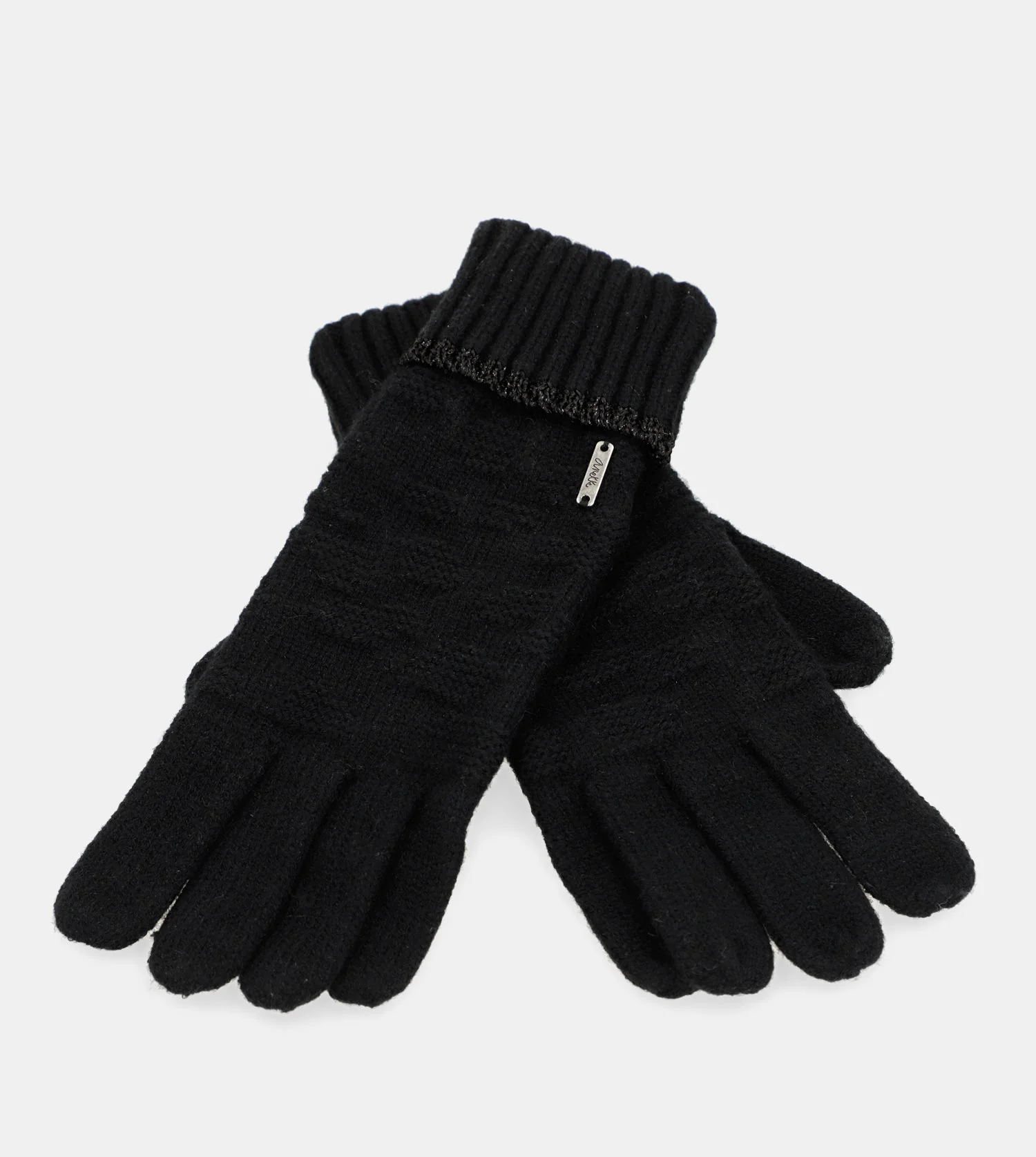 Schwarze Strickhandschuhe - Image 3
