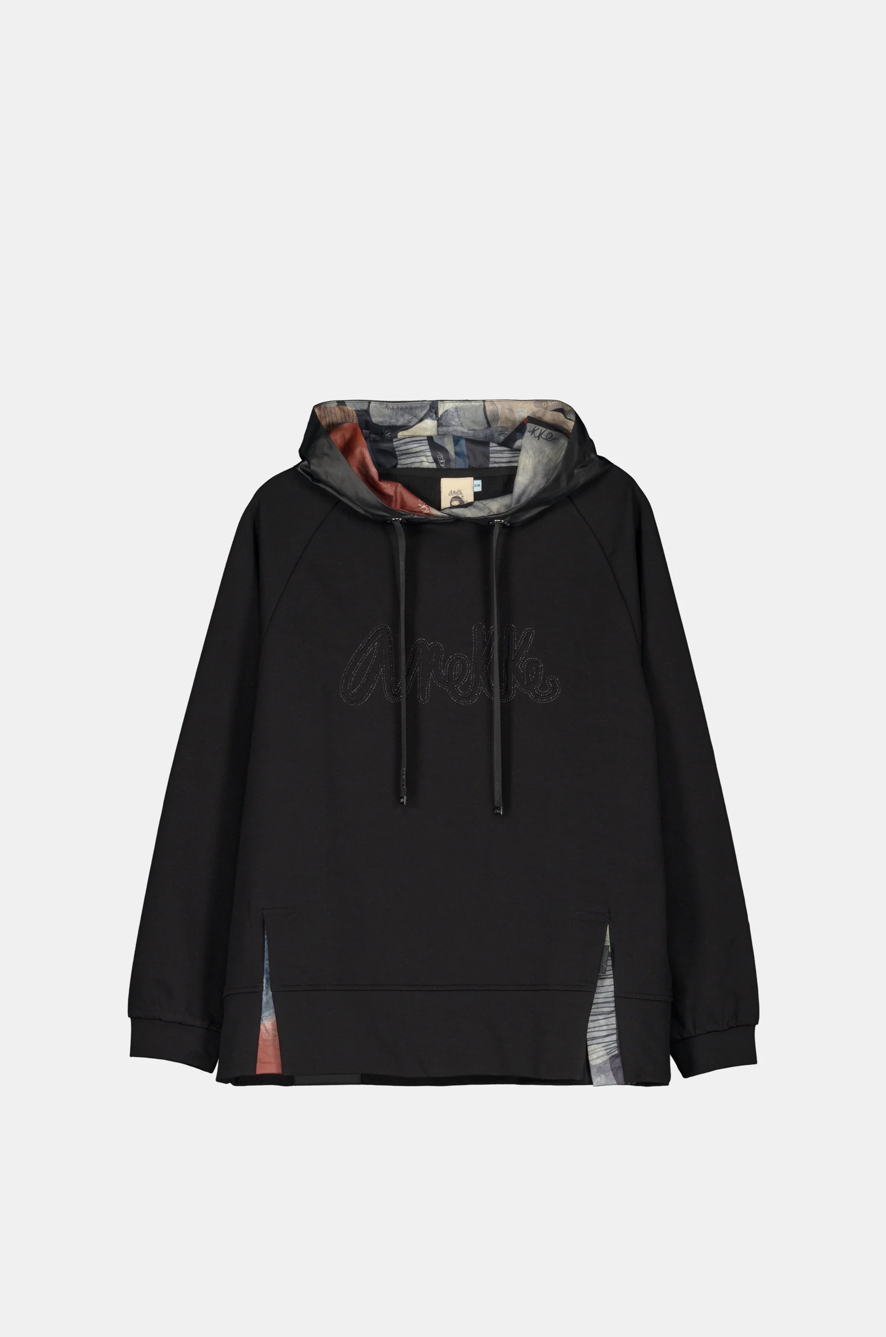 Schwarzer Hoodie
