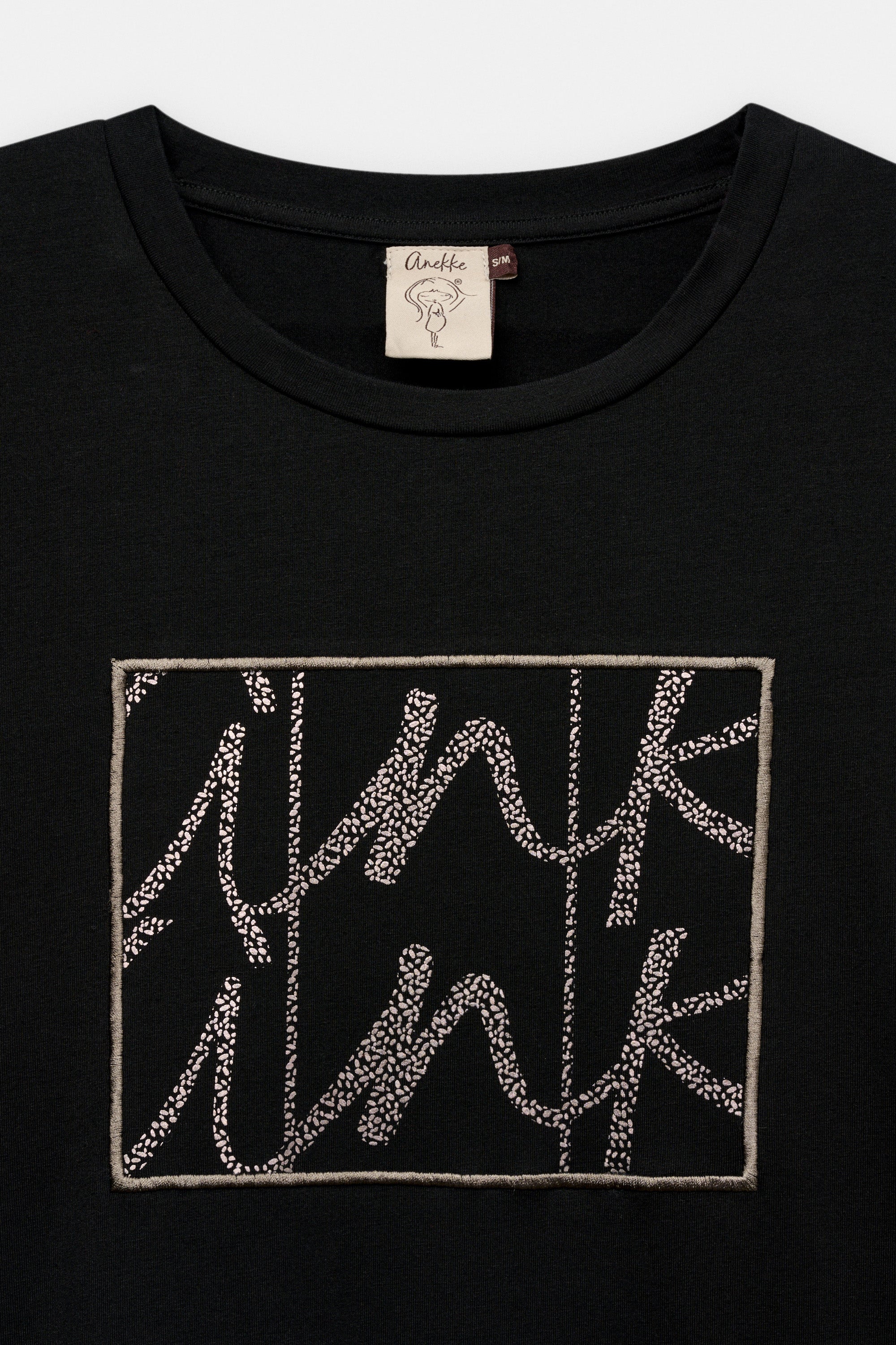 Schwarzes Kurzarm-T-Shirt - Image 3