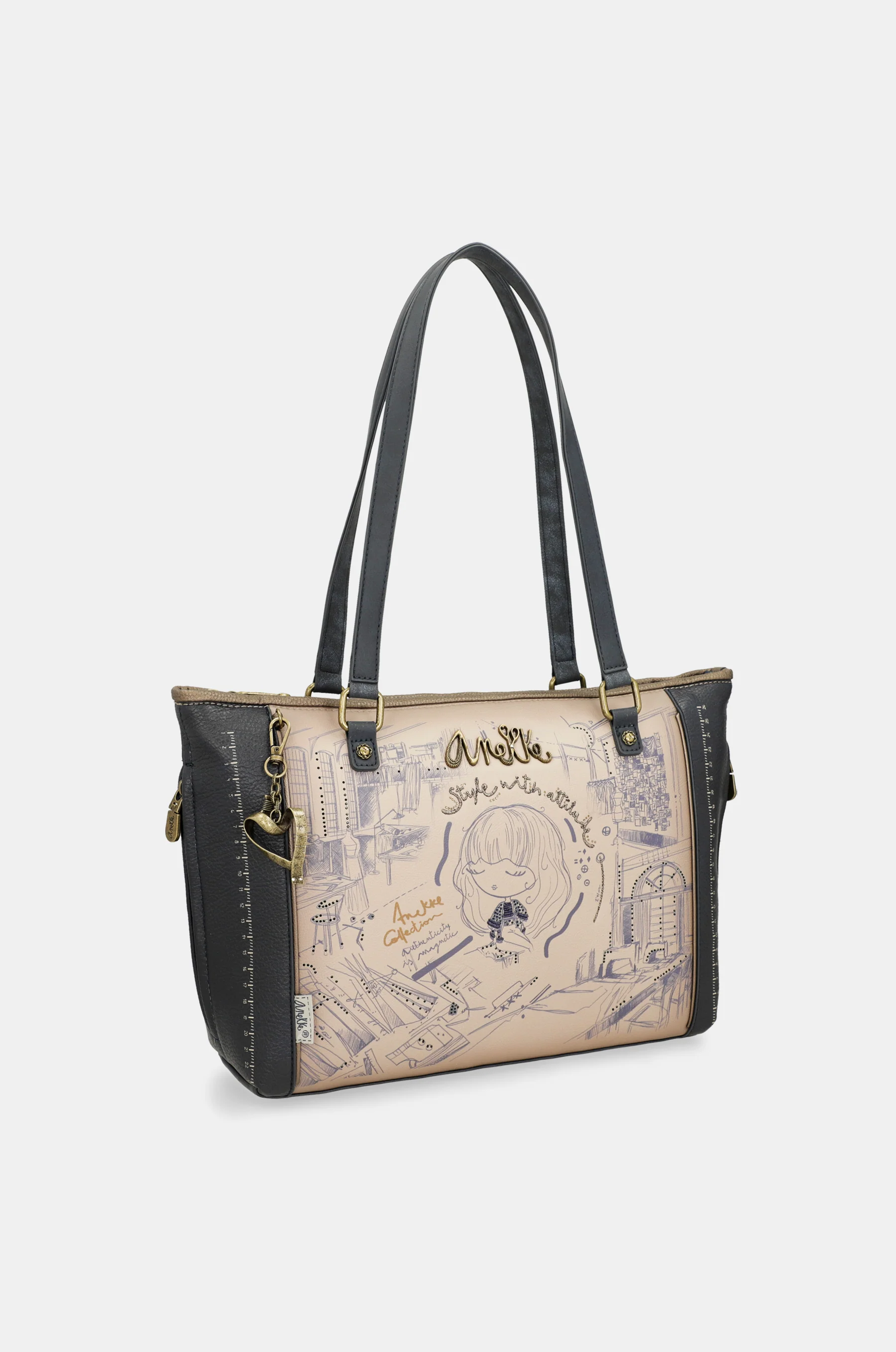 Shopper Tasche mit Umhängeriemen Studio - Image 9