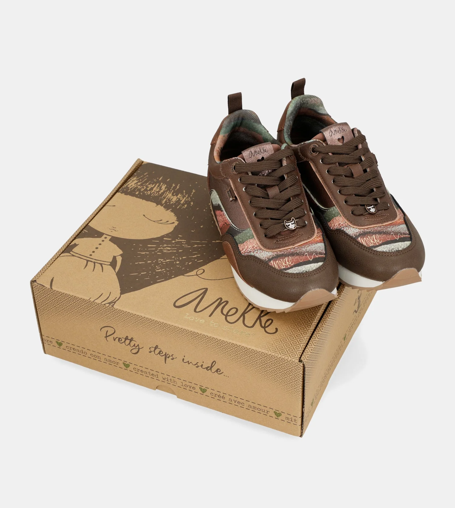 Sneaker mit Reise-Print - Image 2