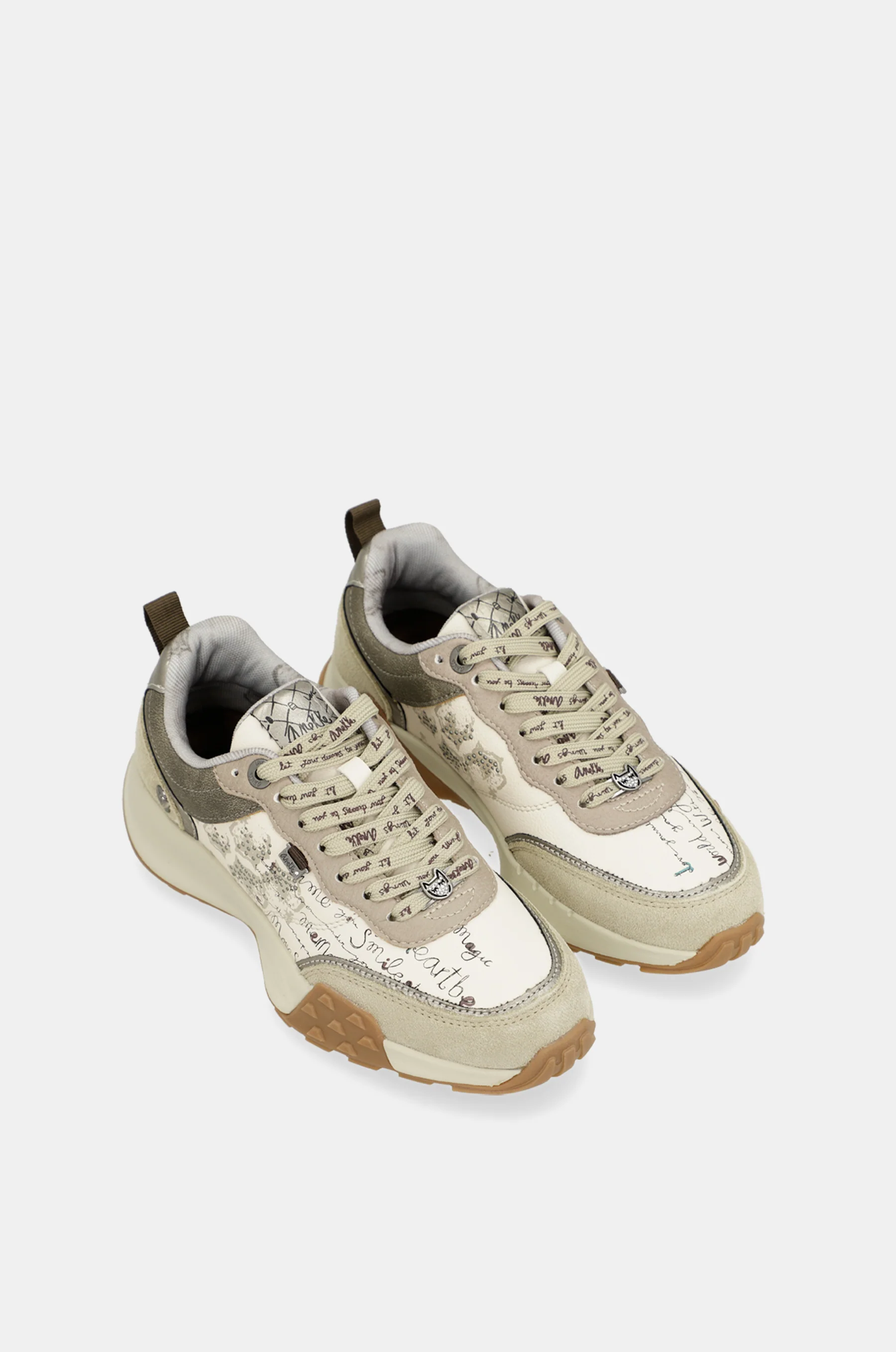 Sneakers beige gemustert - Image 5