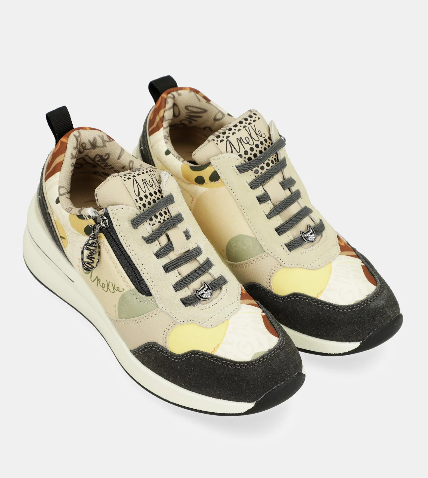 Mehrfarbige Keil-Sneakers - Image 3