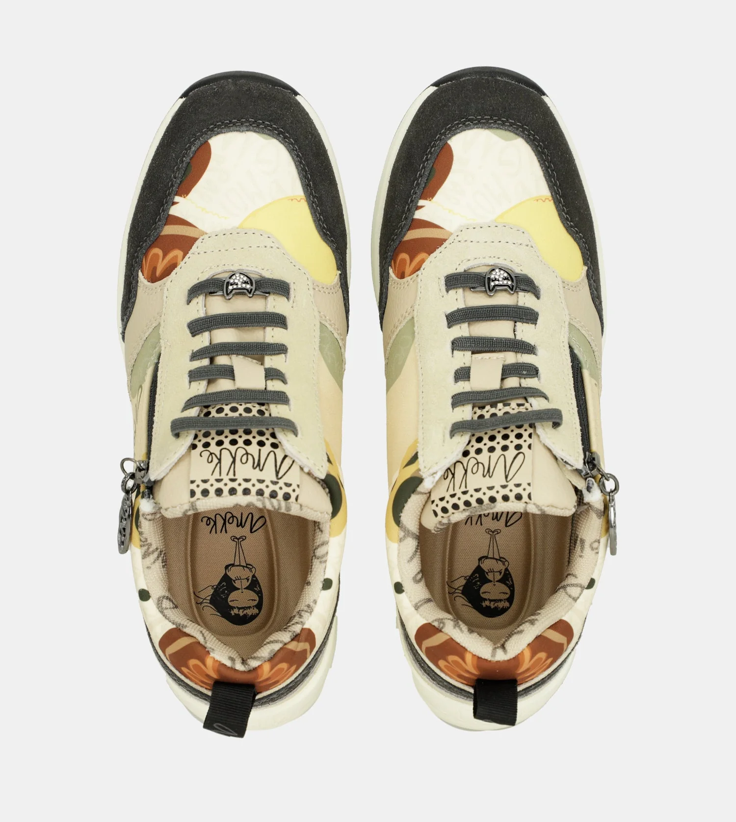 Mehrfarbige Keil-Sneakers - Image 4
