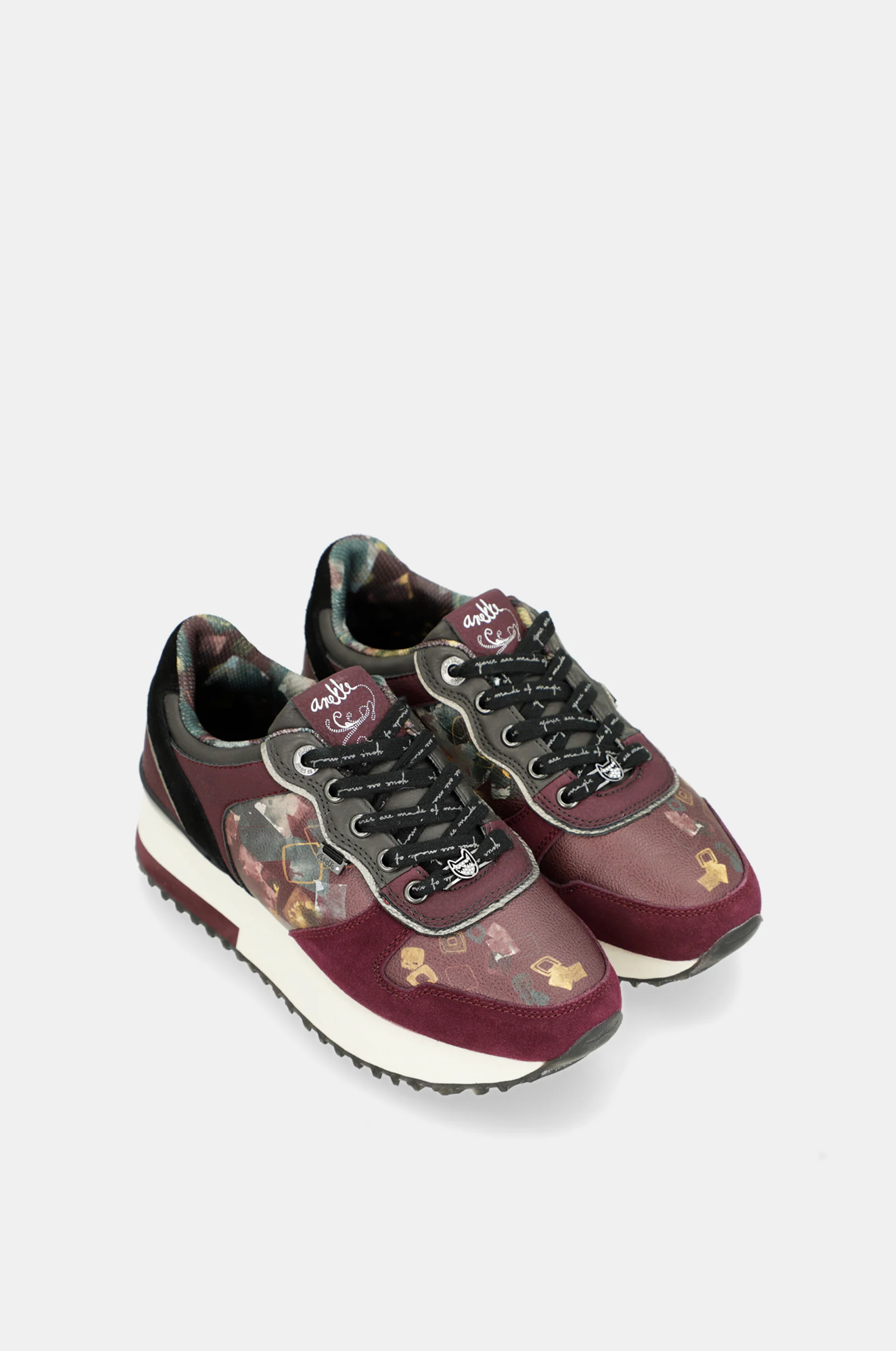 Sneakers Platform bordeaux gemustert - Image 6