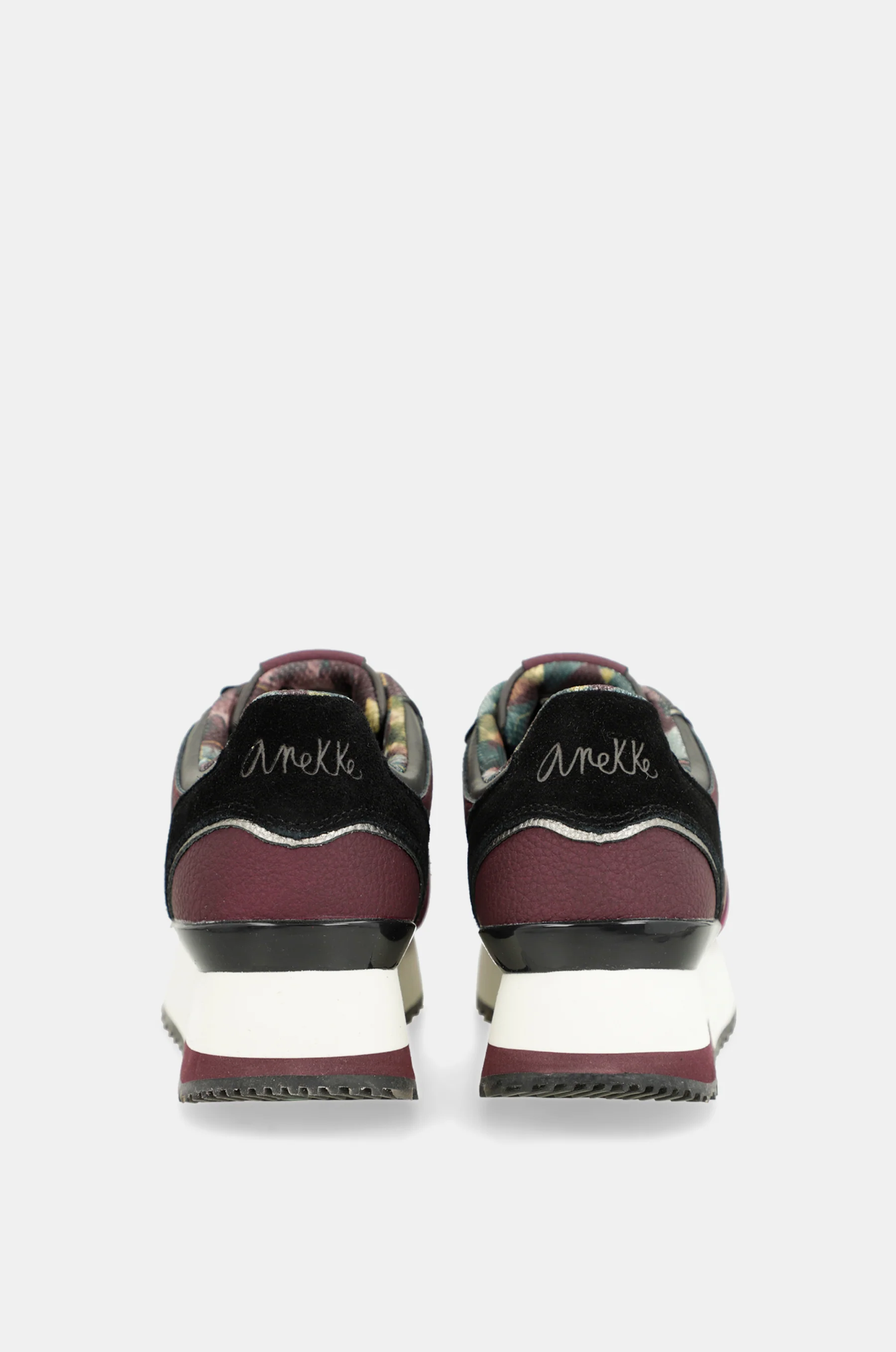 Sneakers Platform bordeaux gemustert - Image 8