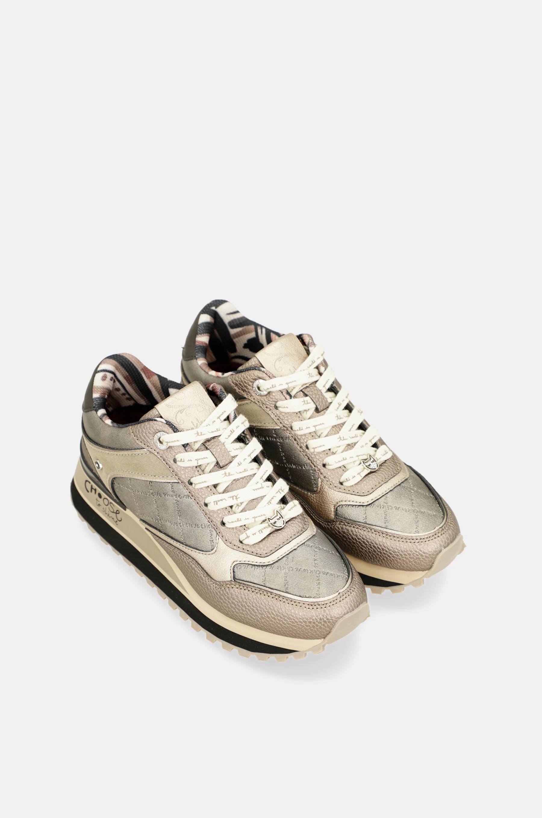 Sneakers Platform metallisch - Image 5