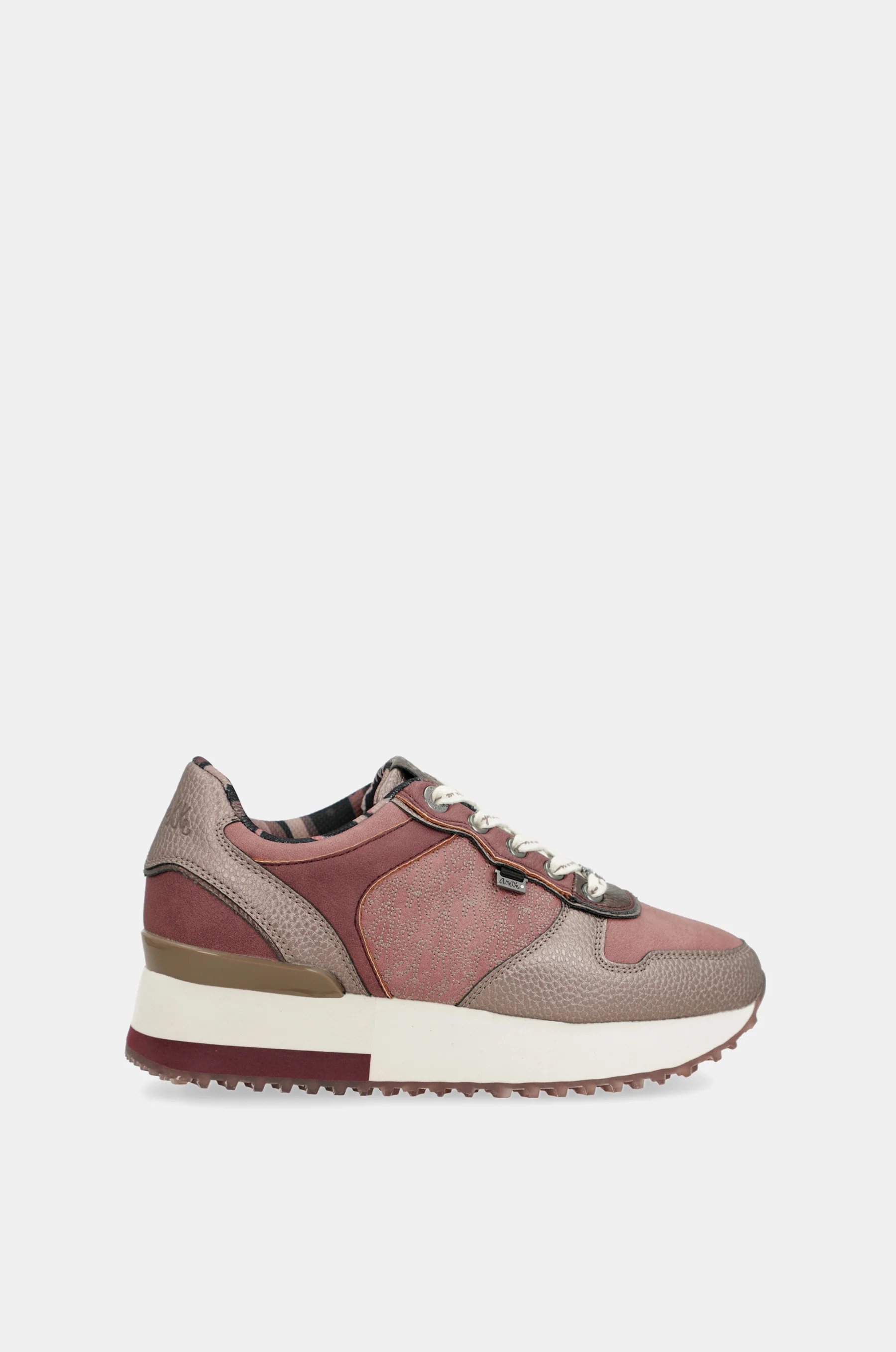 Sneakers Platform rosa metallisch - Image 2