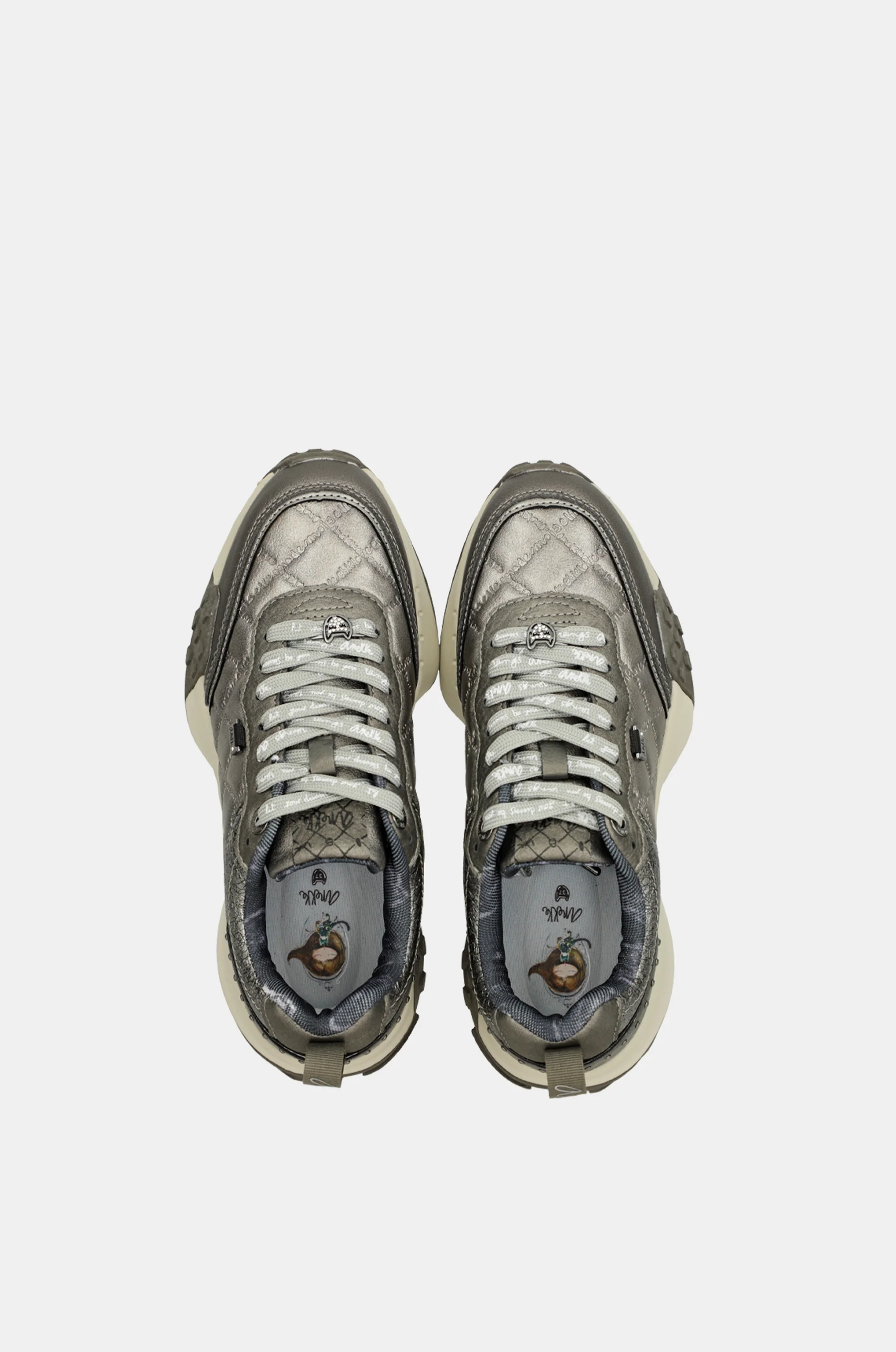 Sneakers taupe metallisch - Image 3