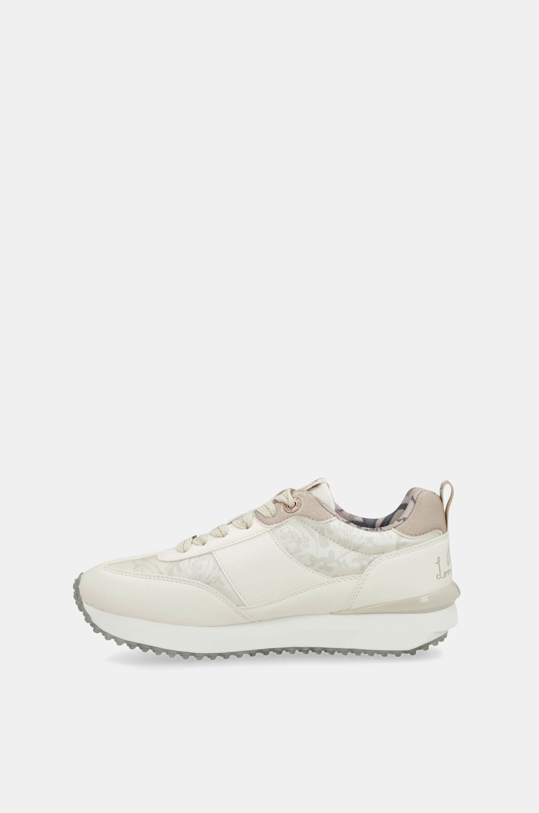 Sneakers weiß mit mehrfarbiger Sohle - Image 5