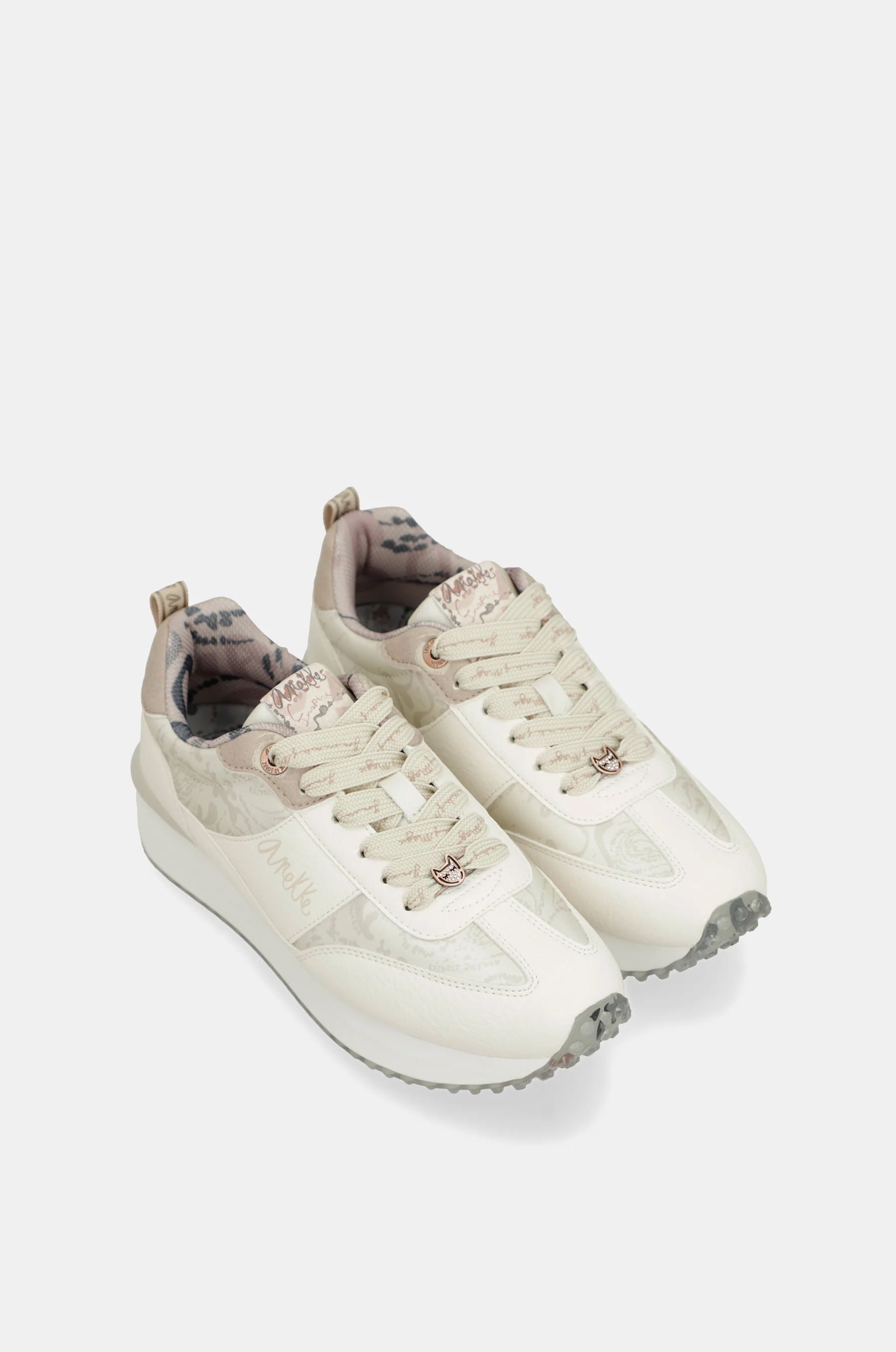 Sneakers weiß mit mehrfarbiger Sohle - Image 6