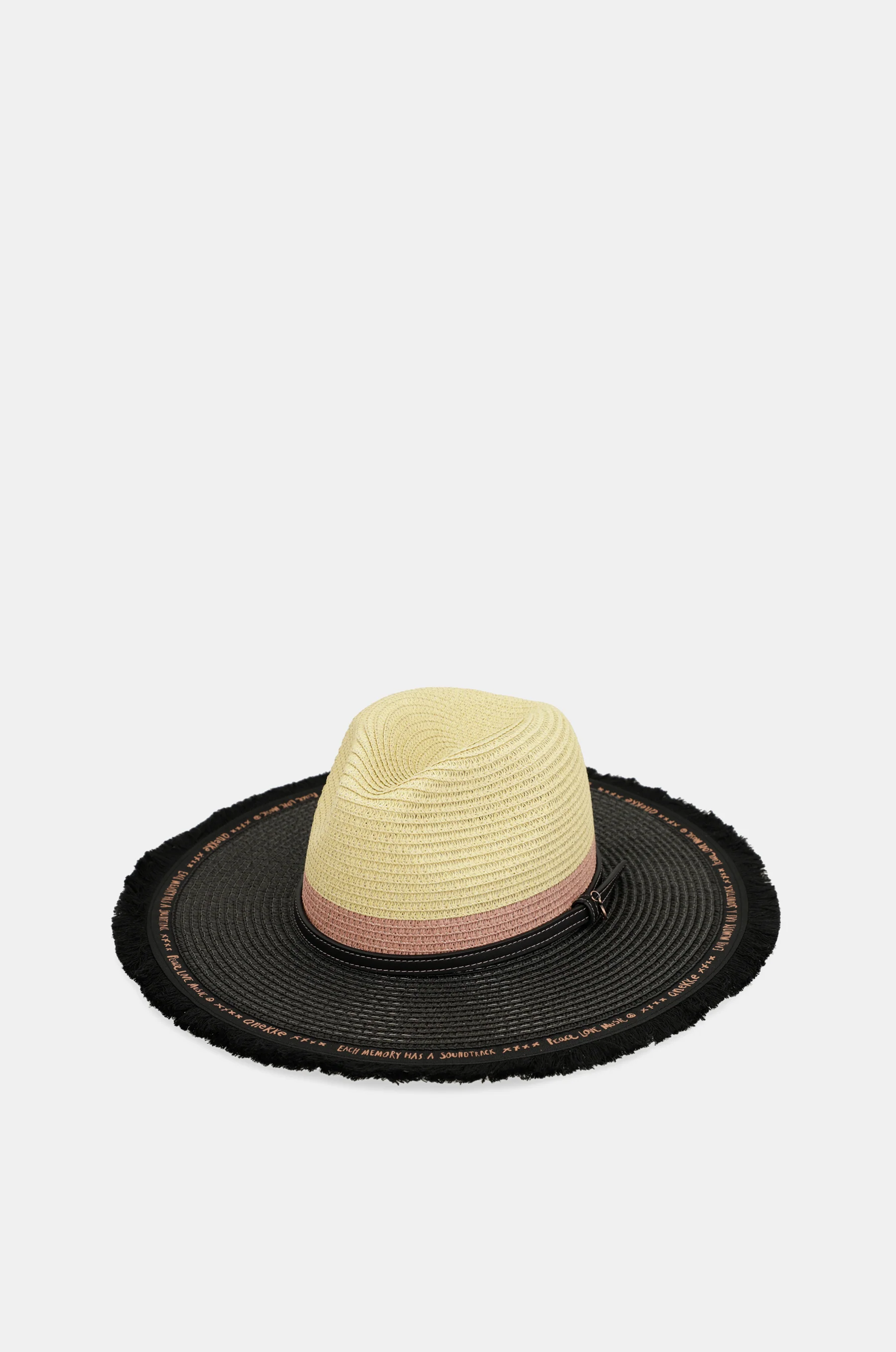 Sombrero rafia combinado - Image 4