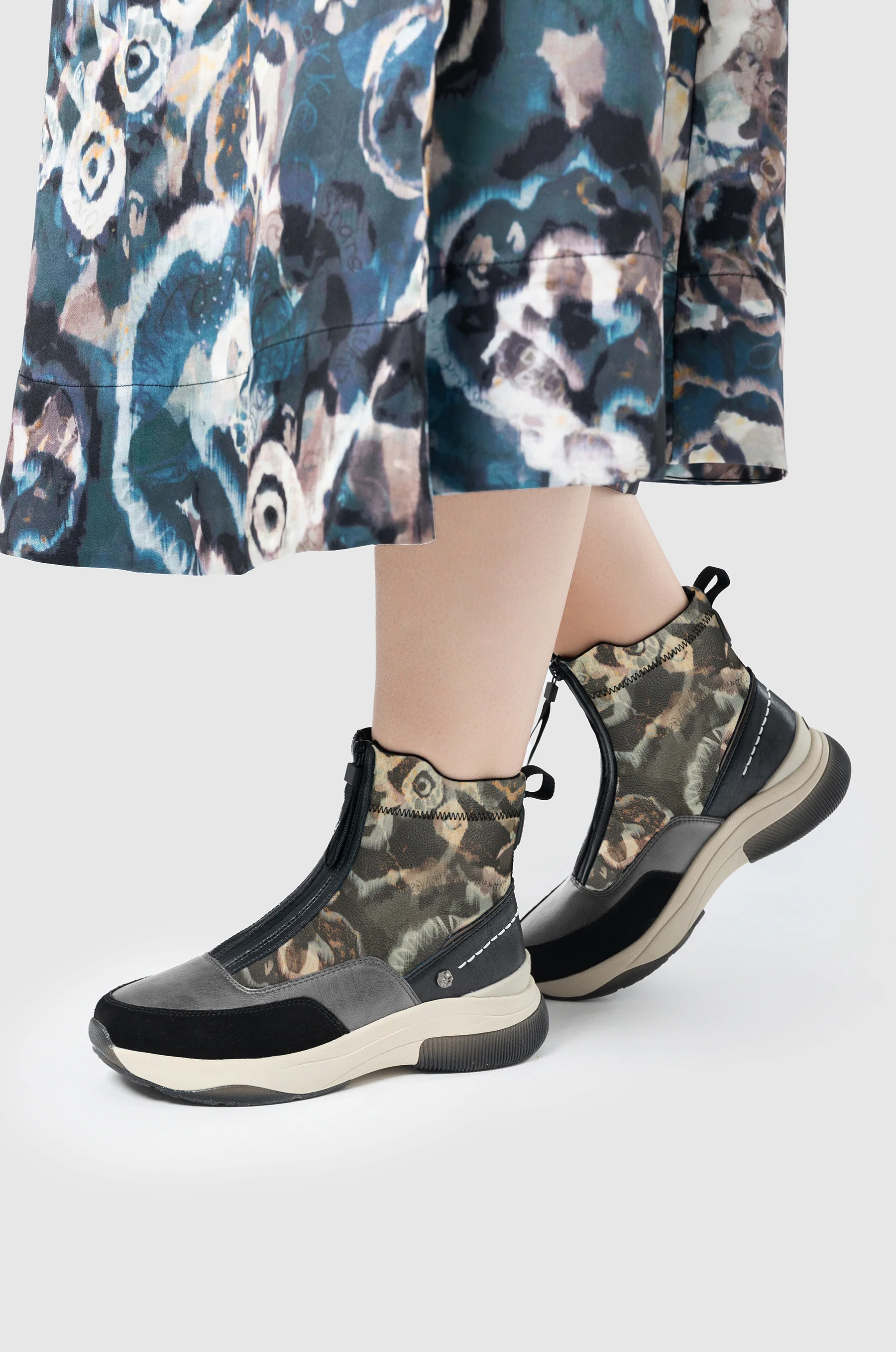 Sport-Booties anthrazit gemustert - Image 2