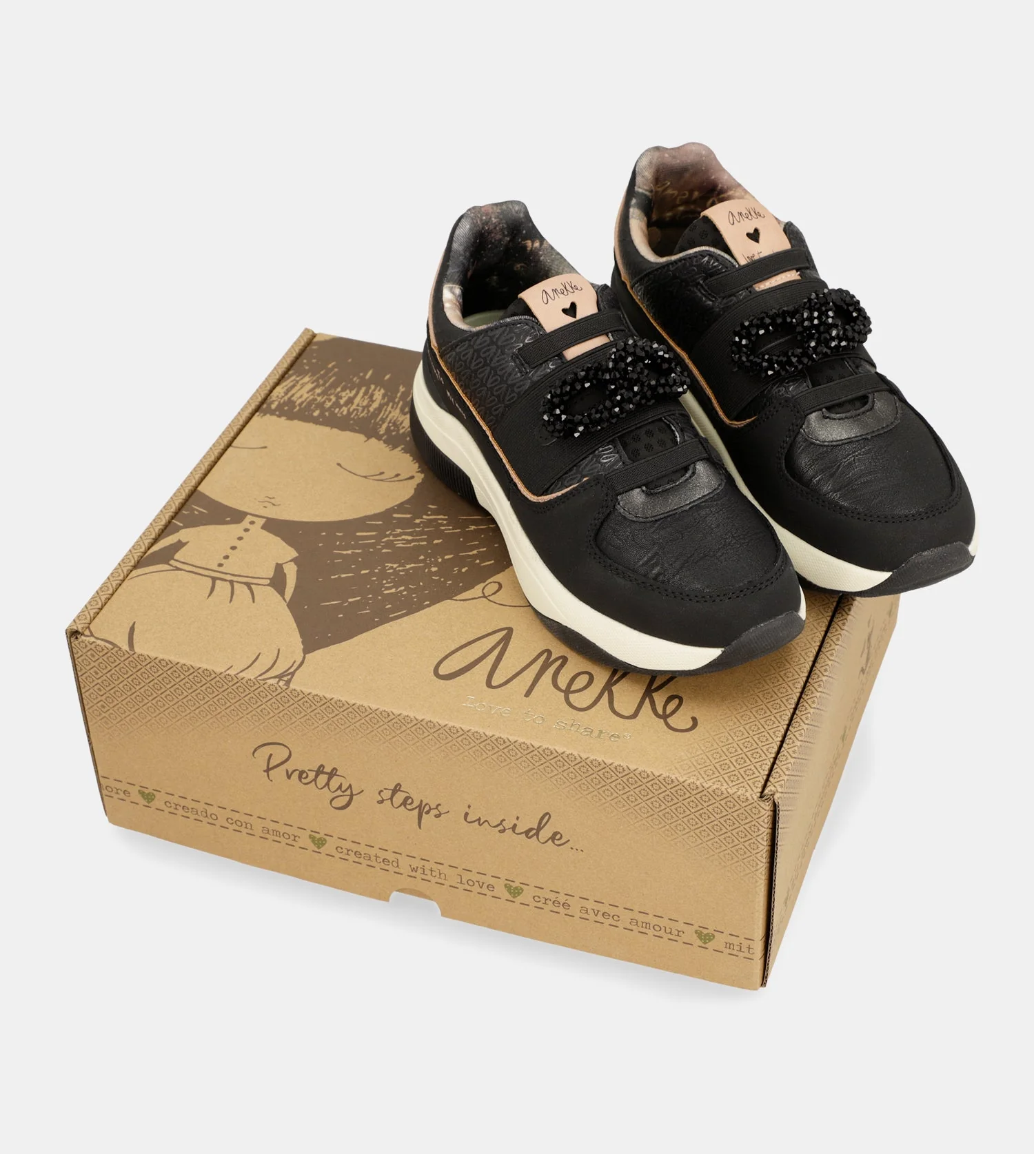 Sportliche schwarze Sneaker - Image 2