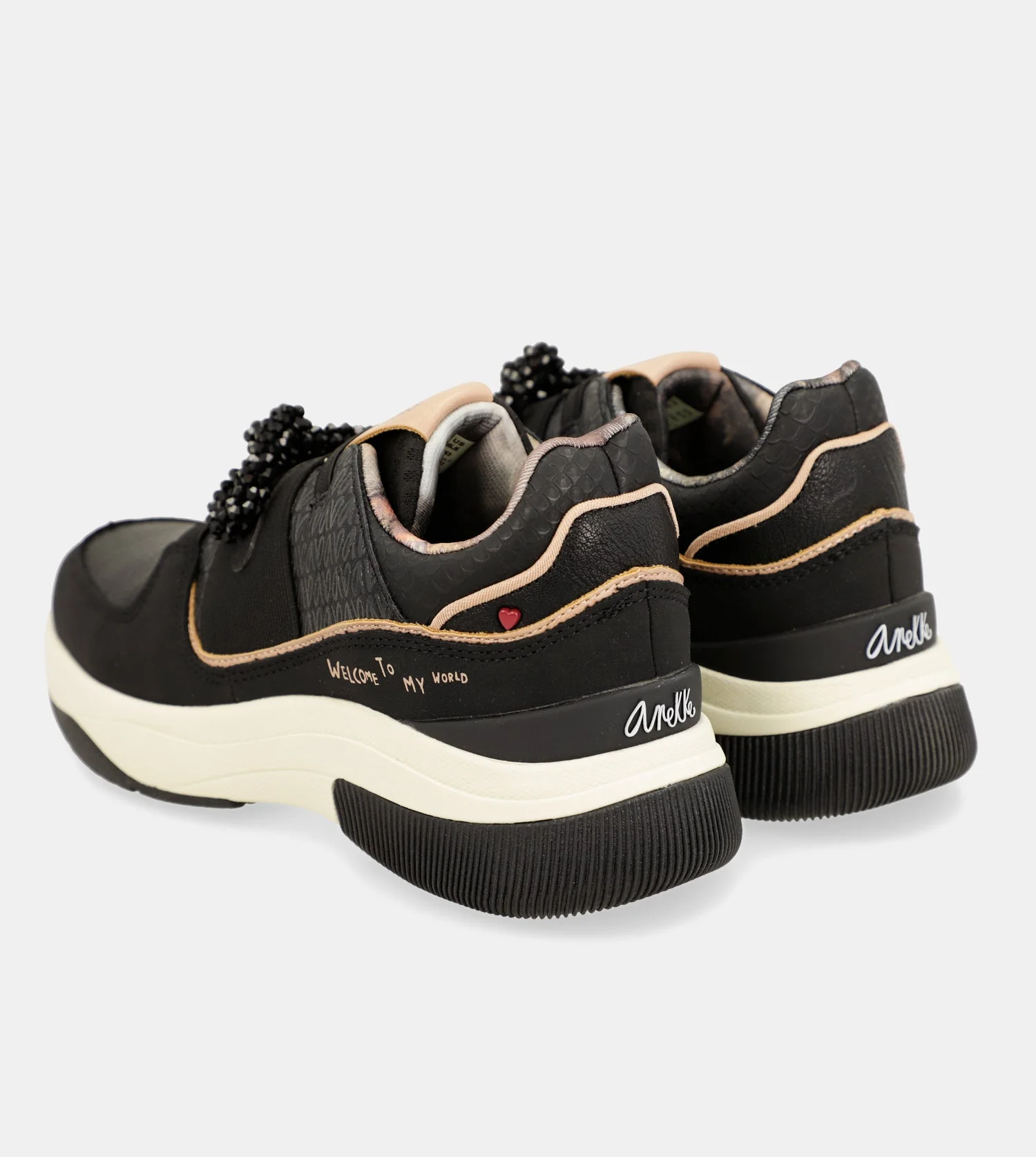 Sportliche schwarze Sneaker - Image 8