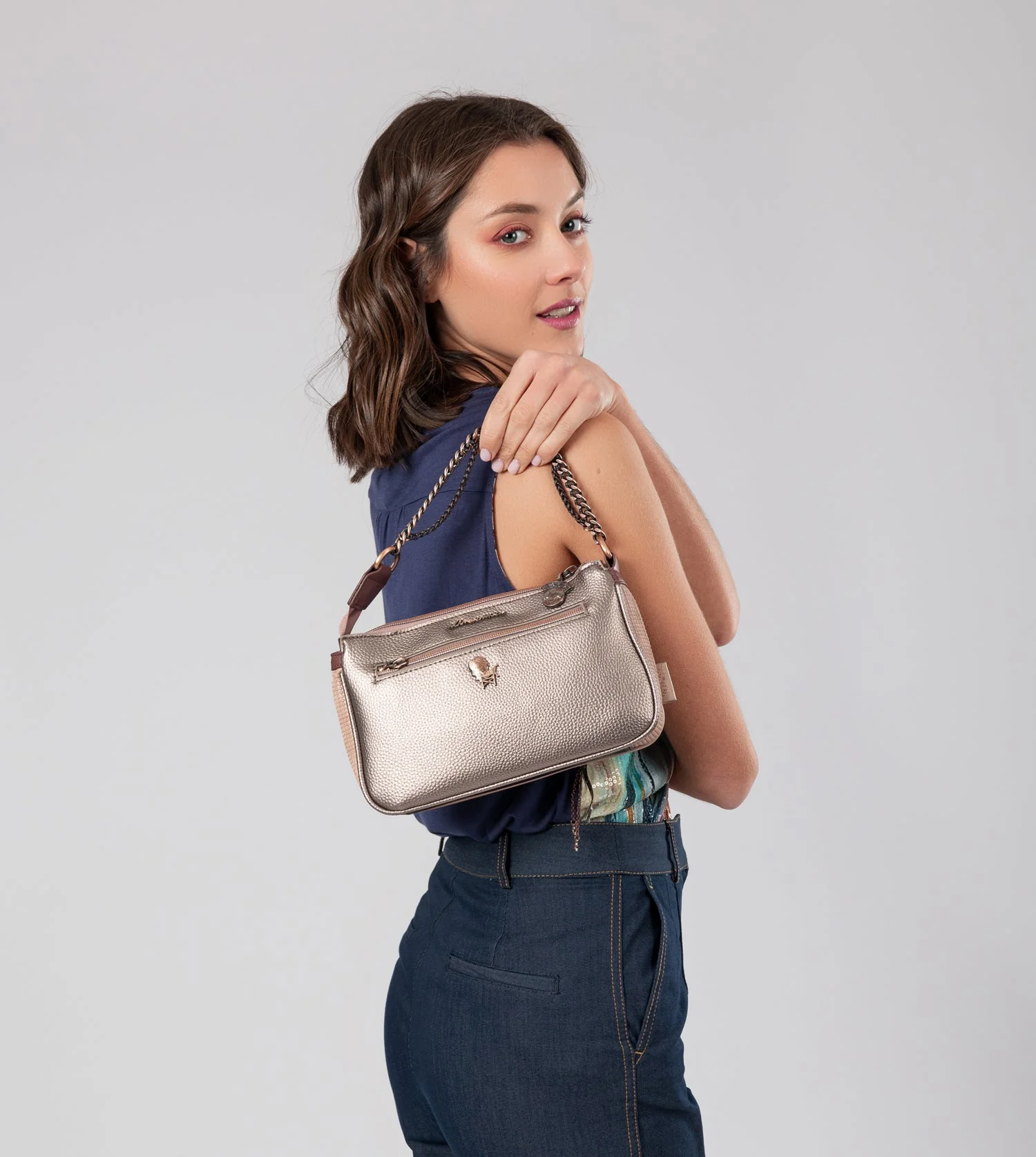 Baguette-Tasche mit Stars - Image 12