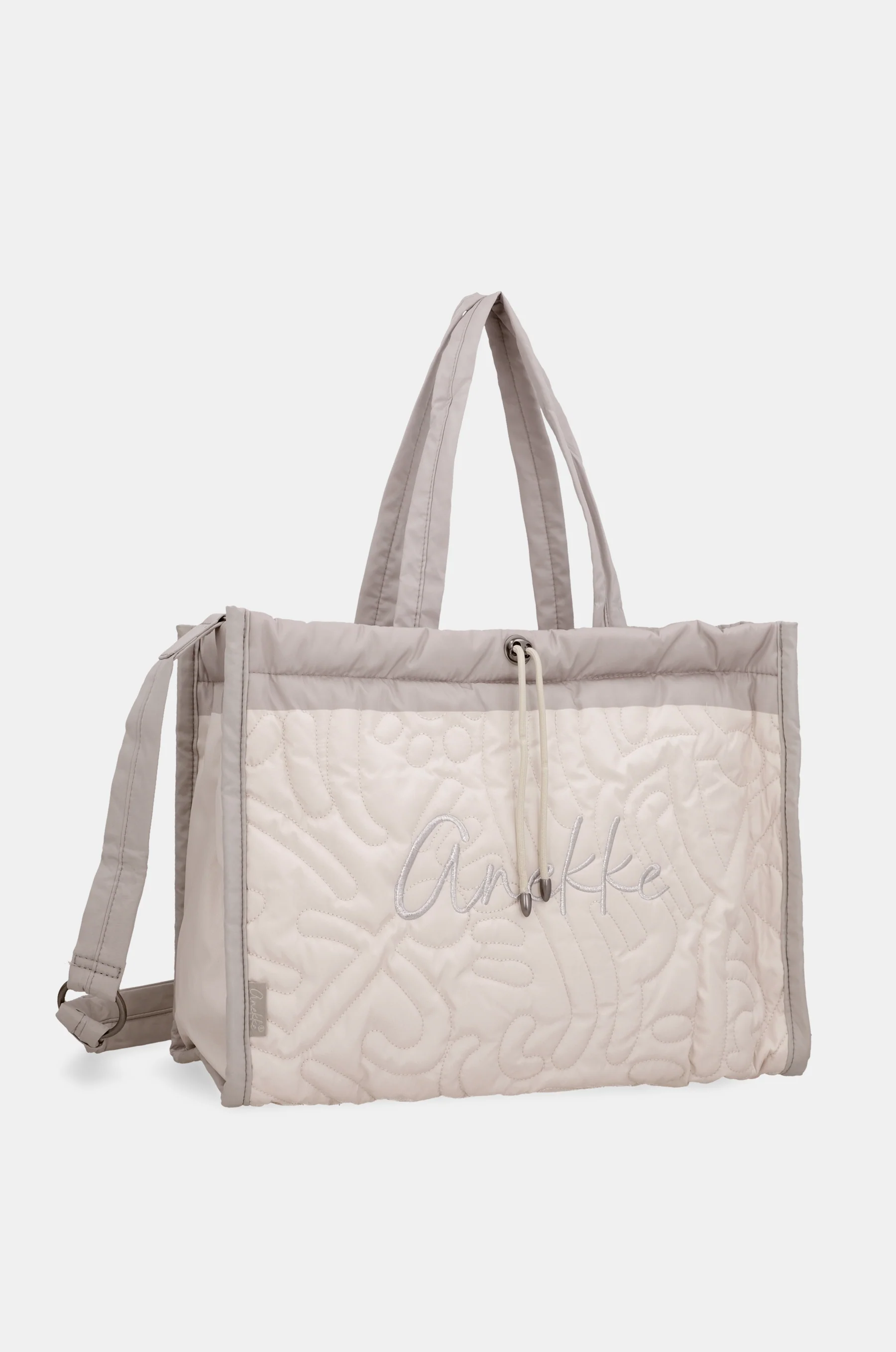 Weiße gepolsterte Strandtasche - Image 5