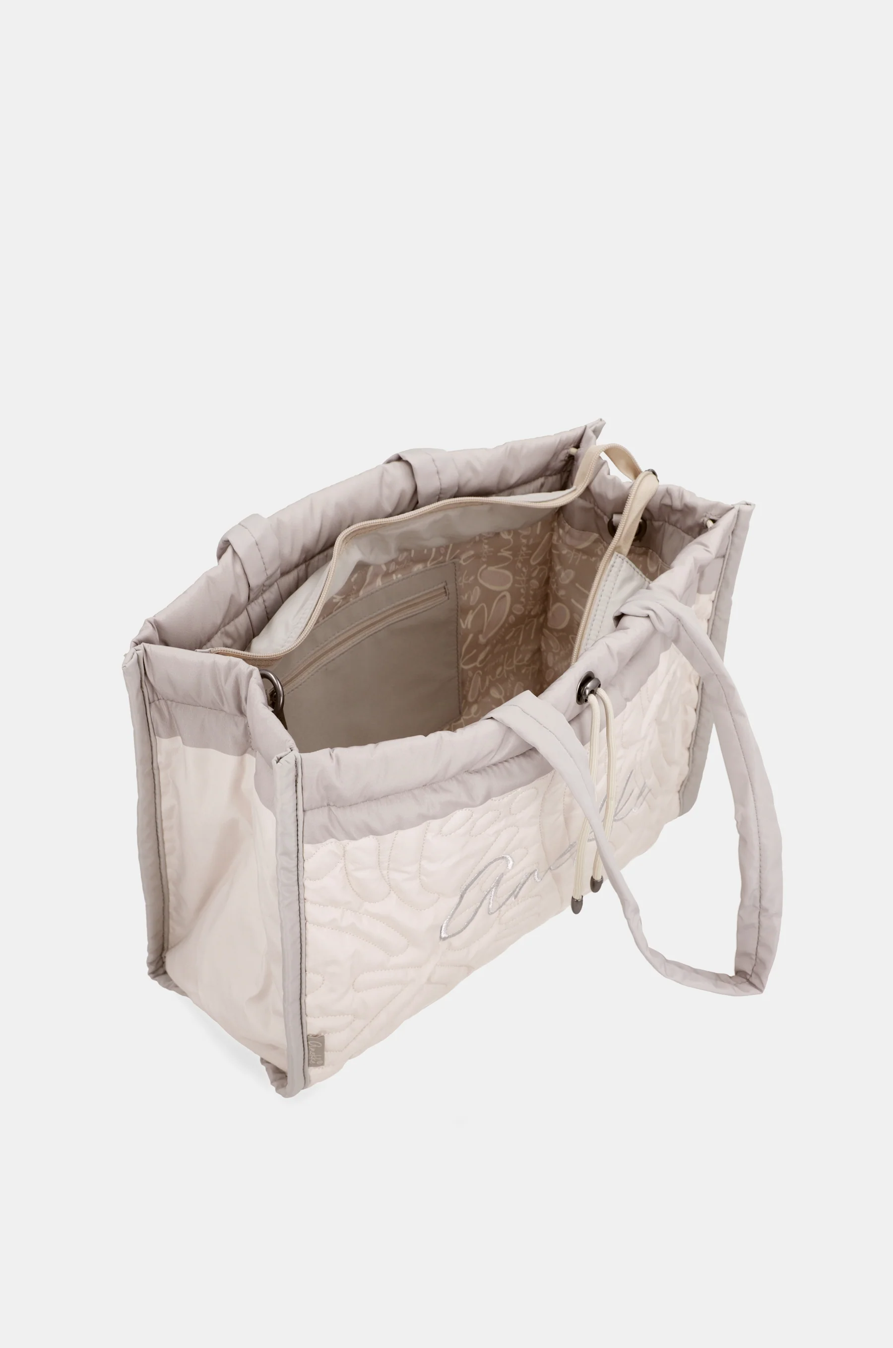 Weiße gepolsterte Strandtasche - Image 7