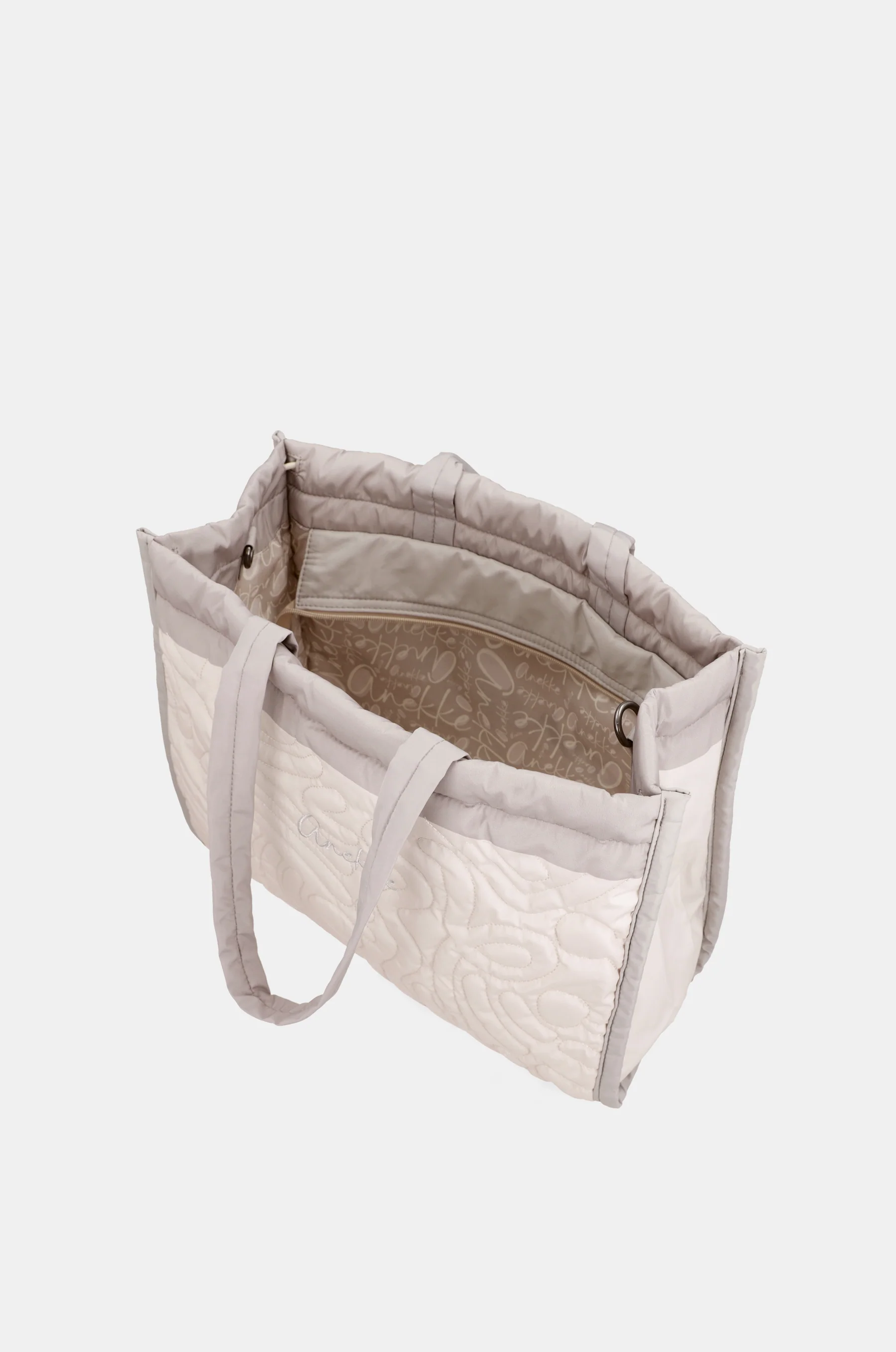 Weiße gepolsterte Strandtasche - Image 8