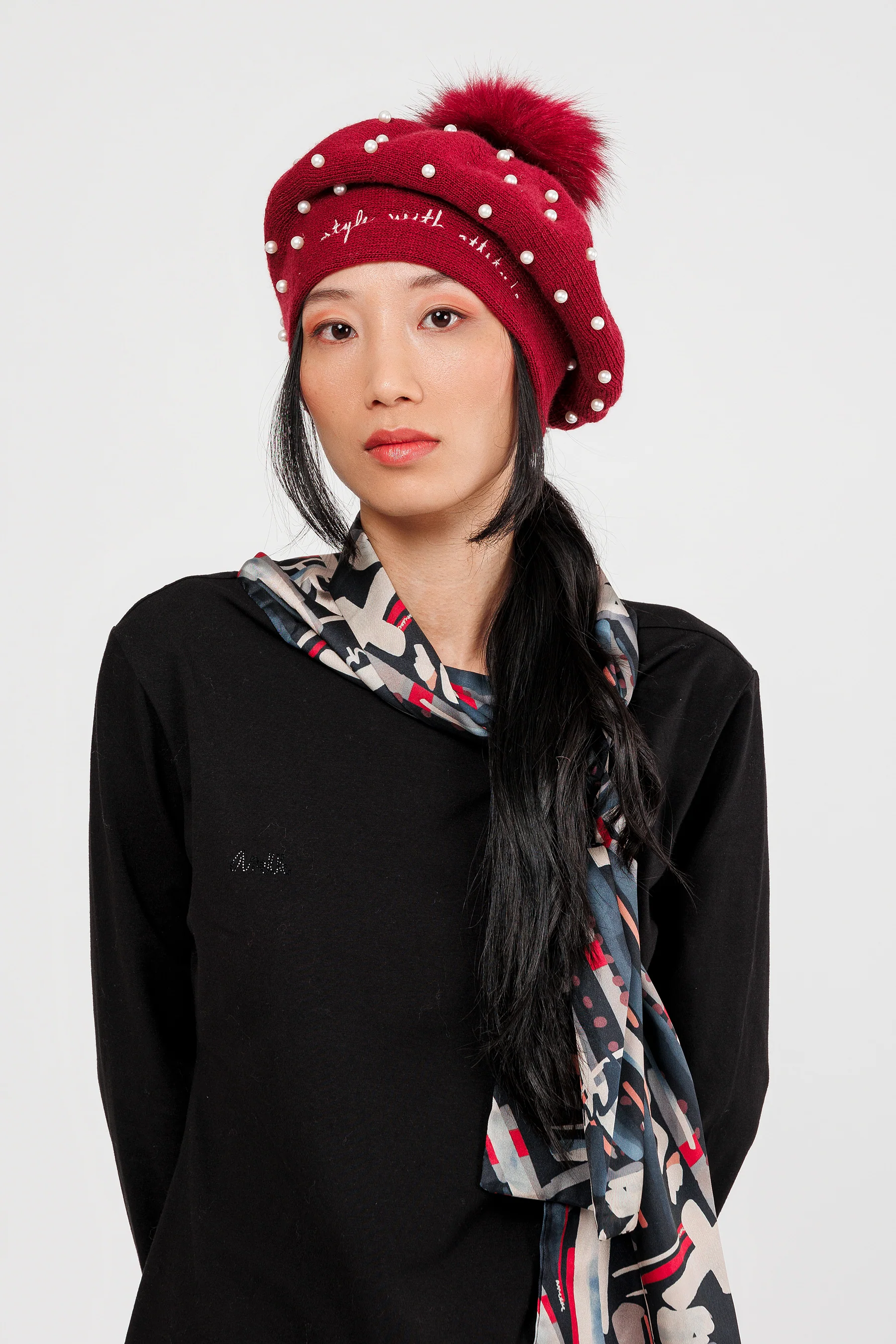 Strickbaskenmütze Mademoiselle - Image 3