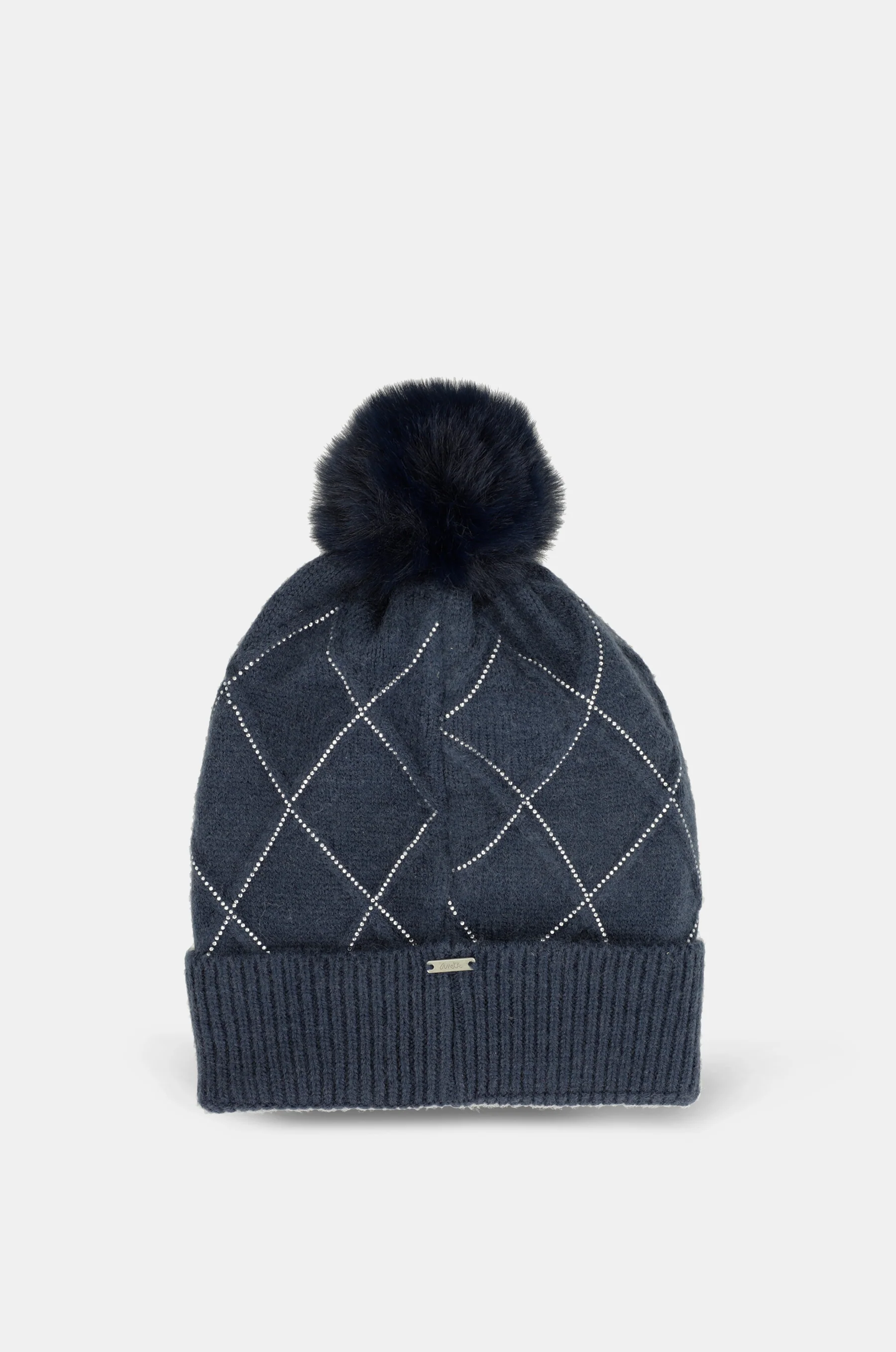 Strickmütze marineblau - Image 3