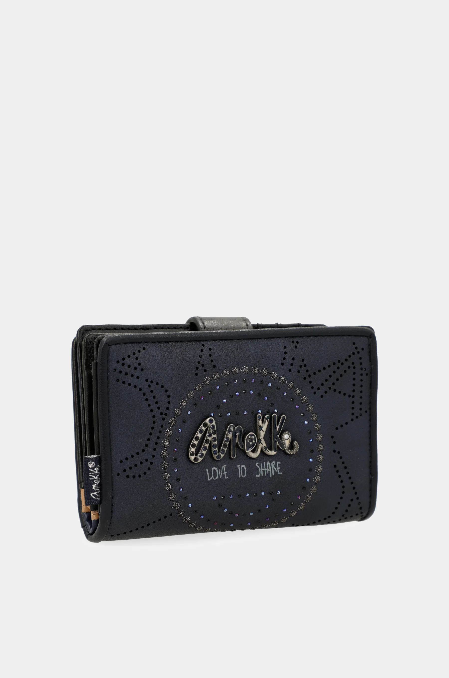 Kleines RFID-Portemonnaie Studio in Marineblau - Image 6