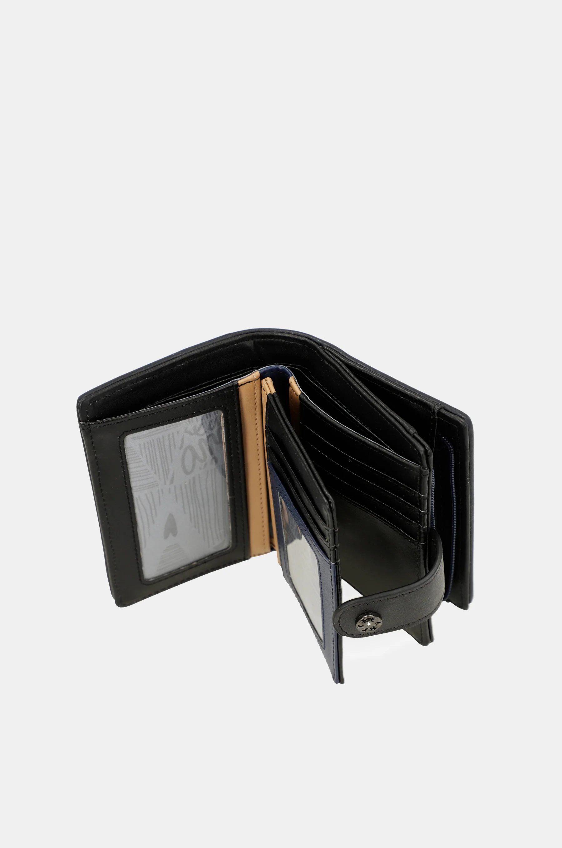 Kleines RFID-Portemonnaie Studio in Marineblau - Image 9